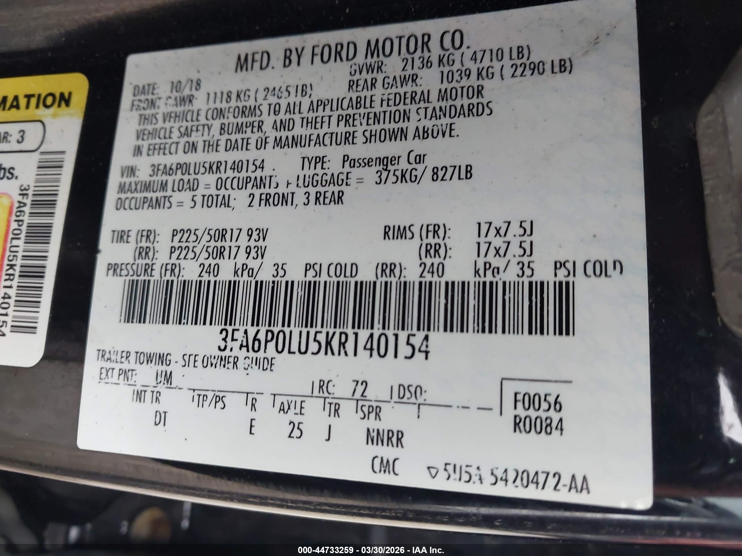 FORD FUSION image 9