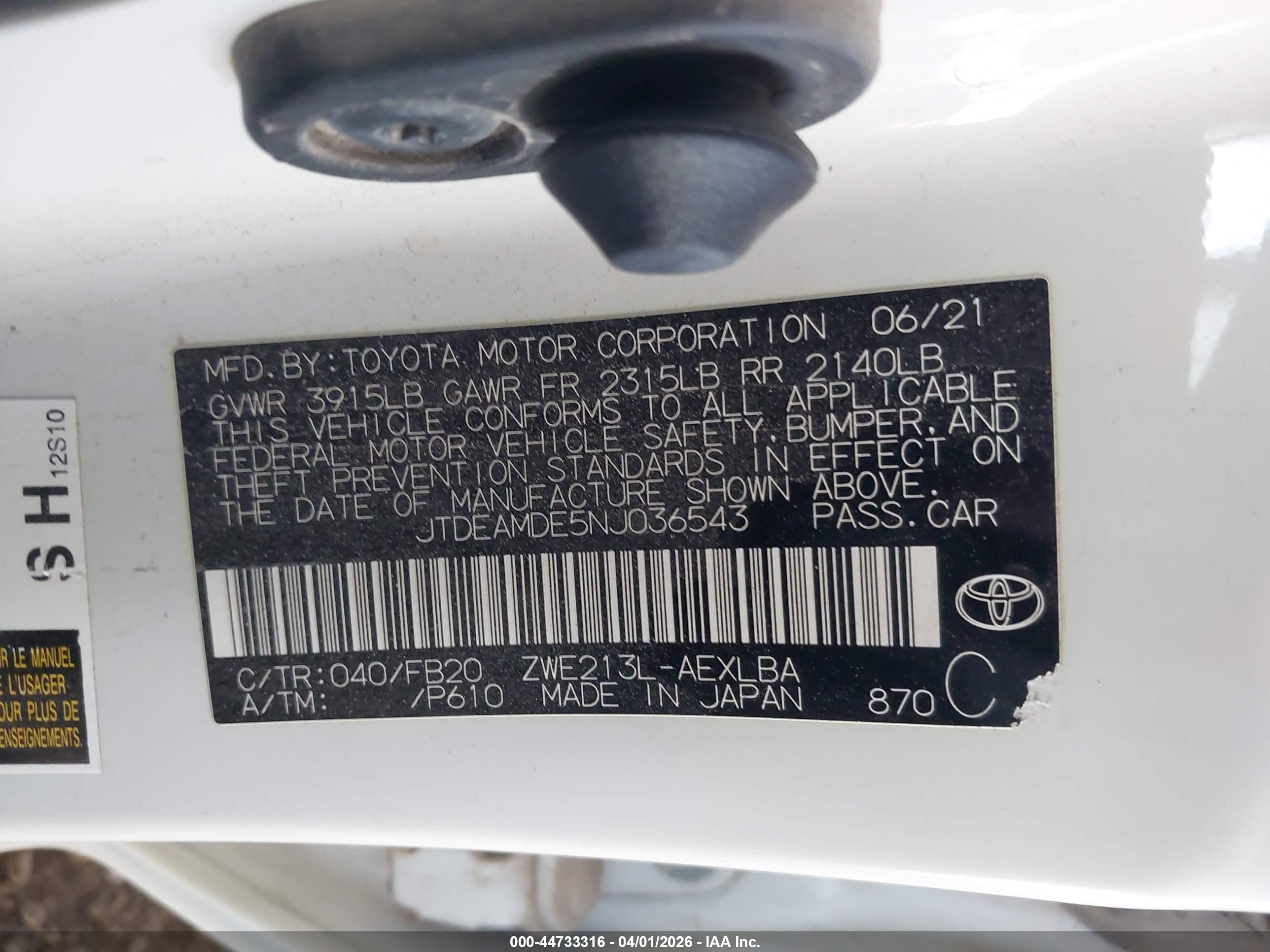 TOYOTA COROLLA image 9