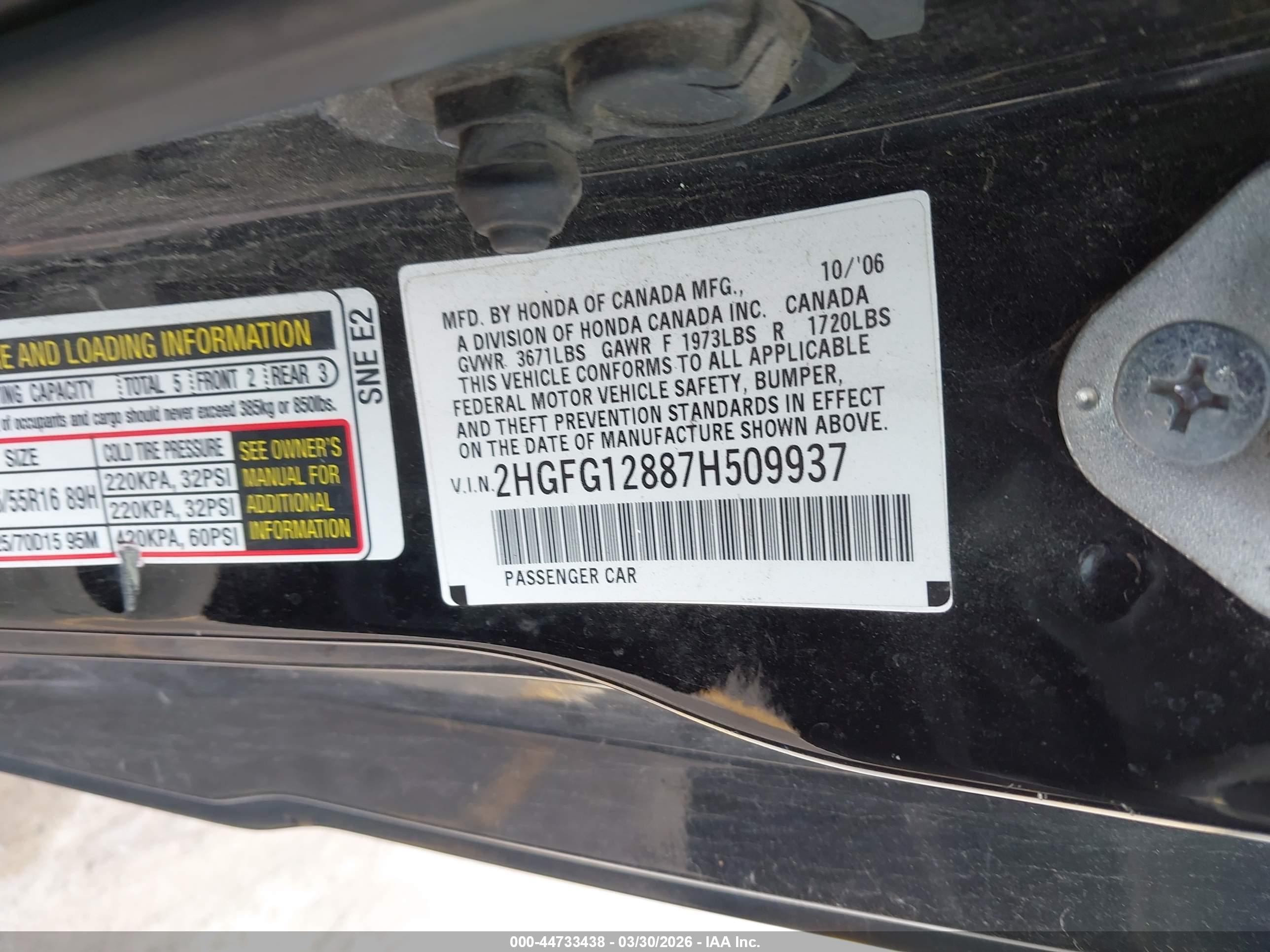 HONDA CIVIC image 9