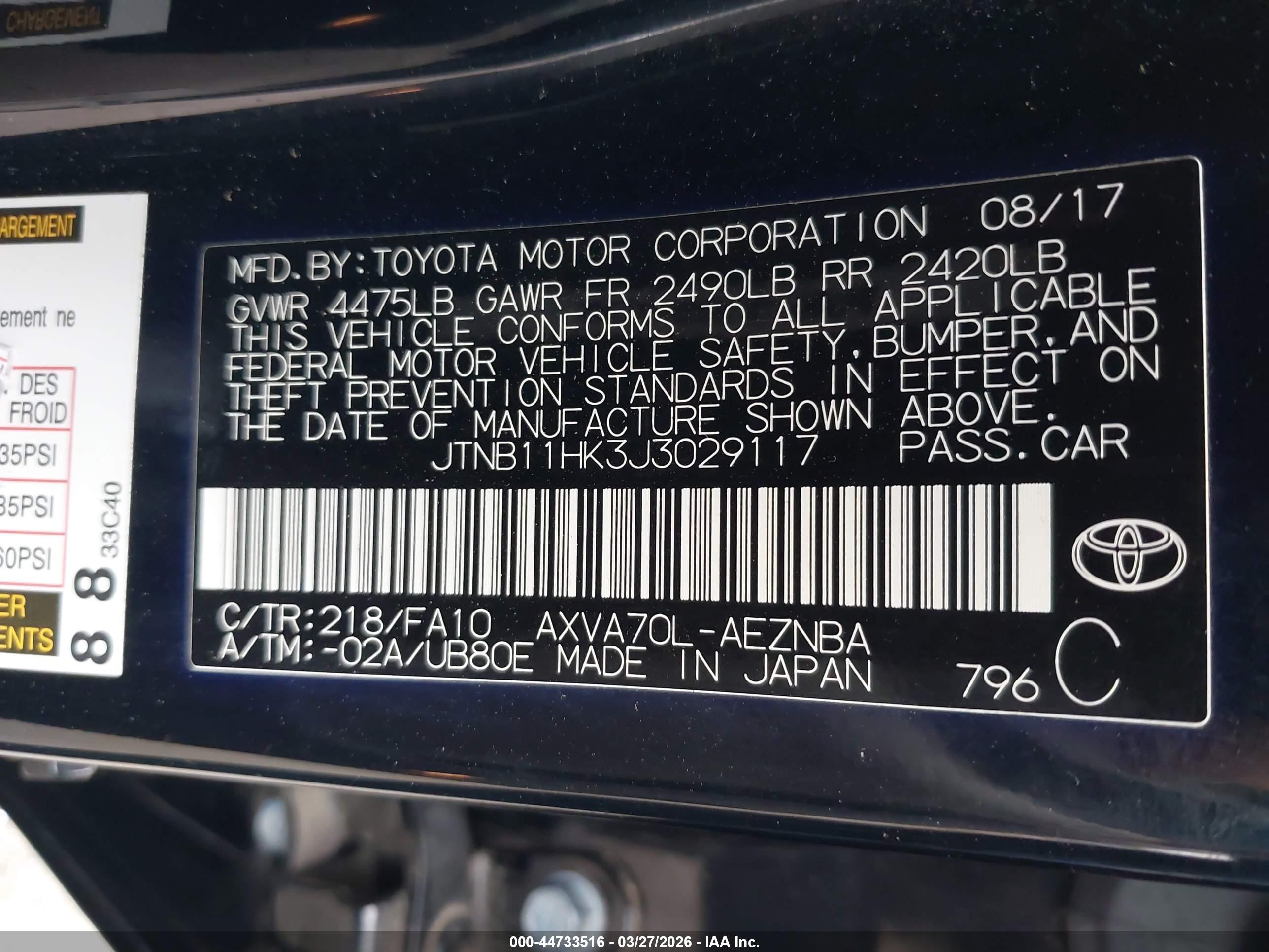 TOYOTA CAMRY image 9