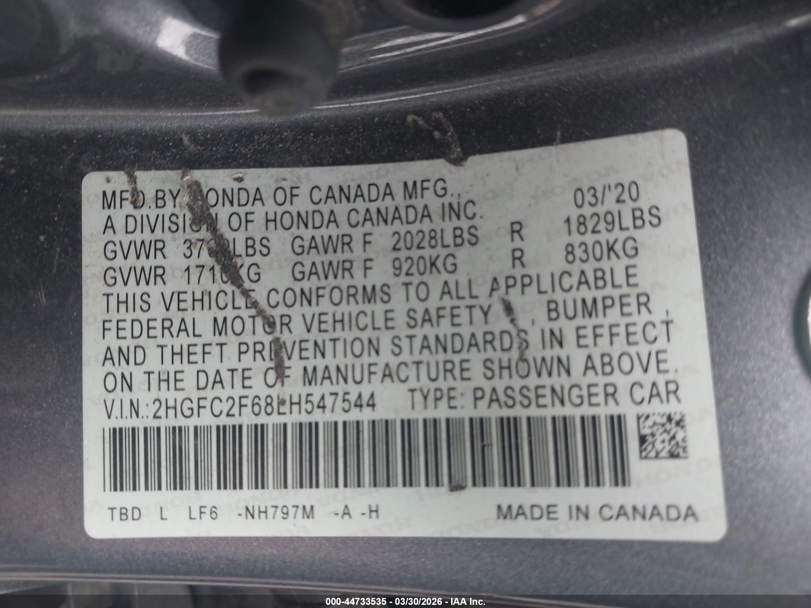 HONDA CIVIC image 9