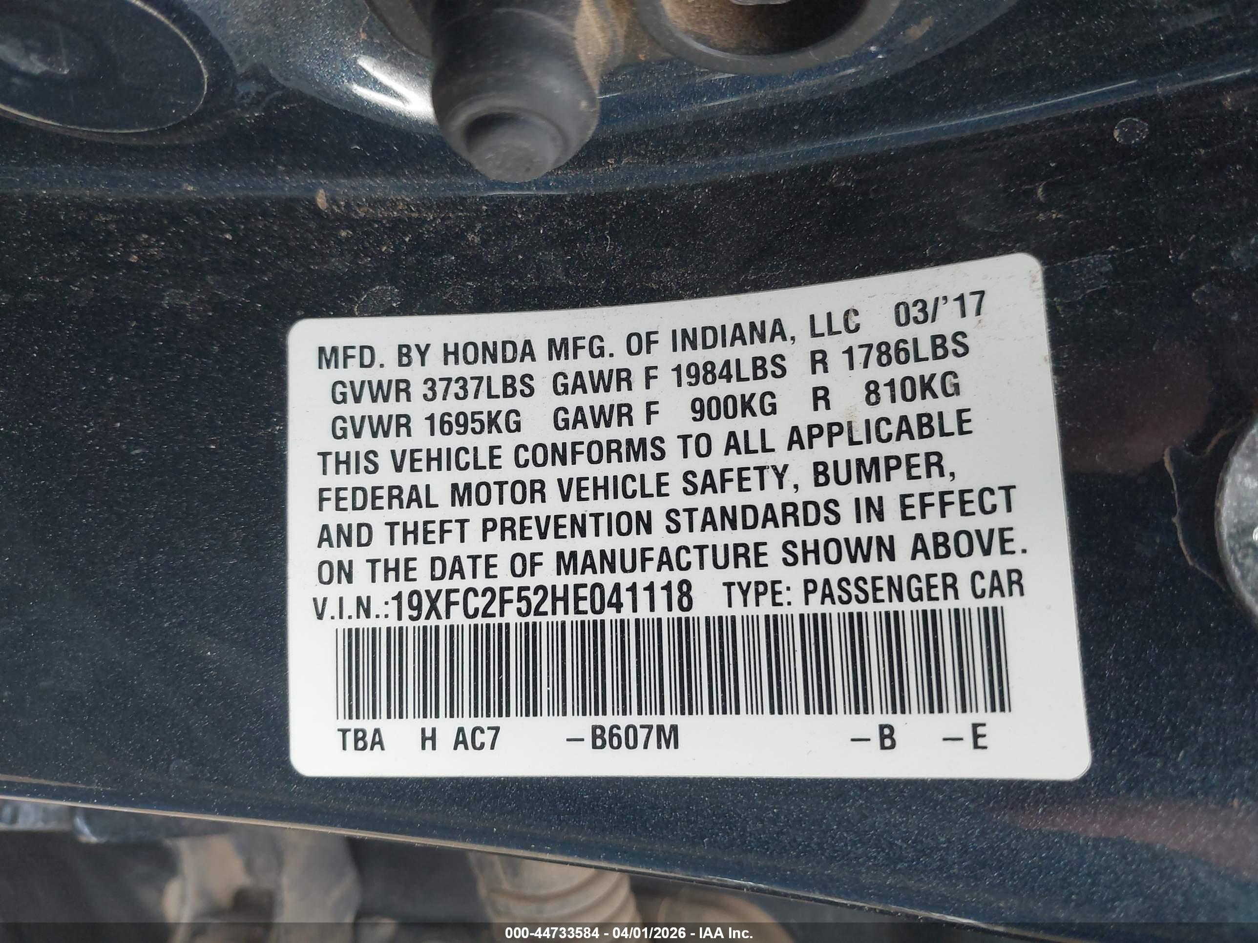HONDA CIVIC image 9