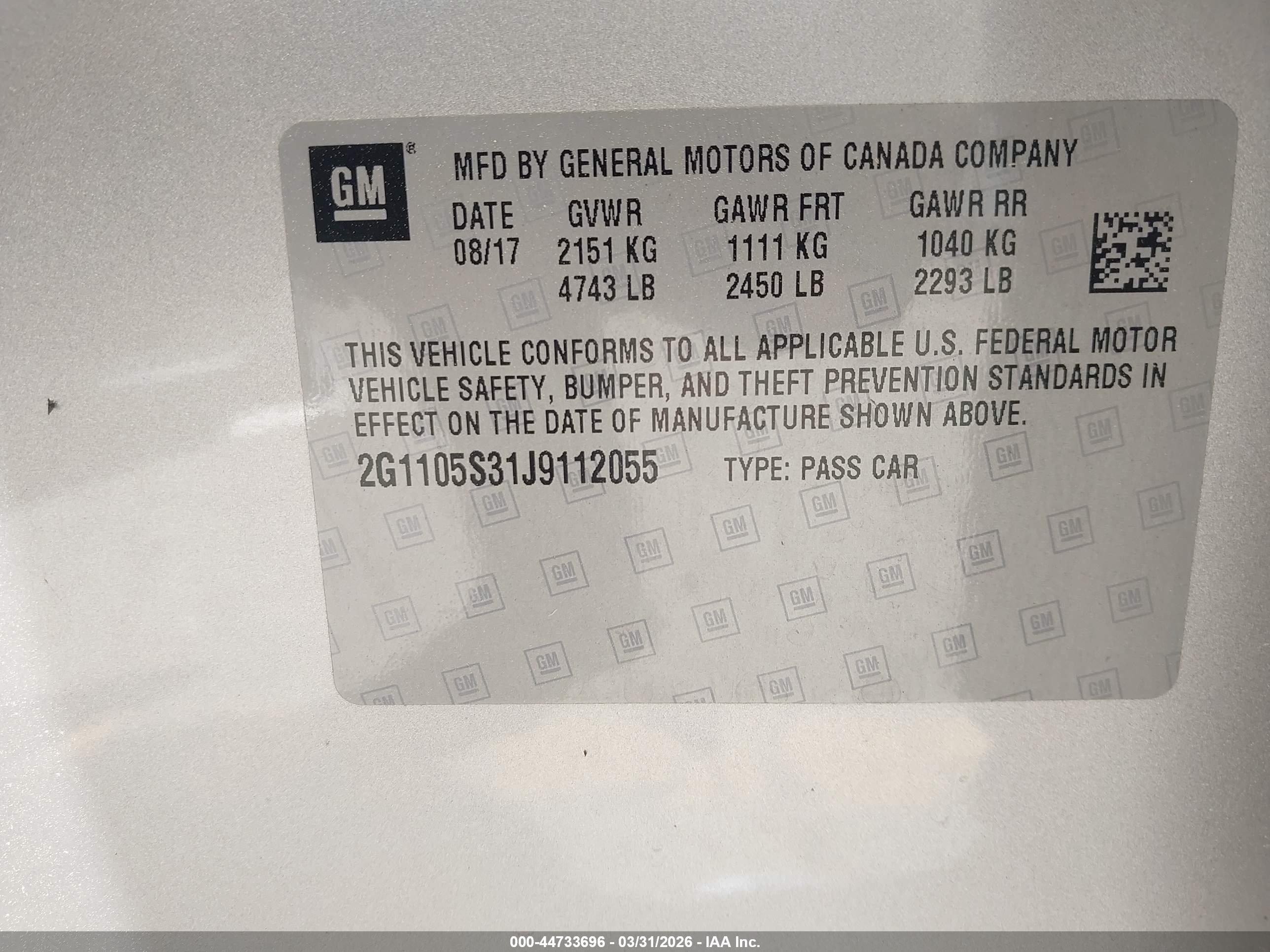 CHEVROLET IMPALA image 9