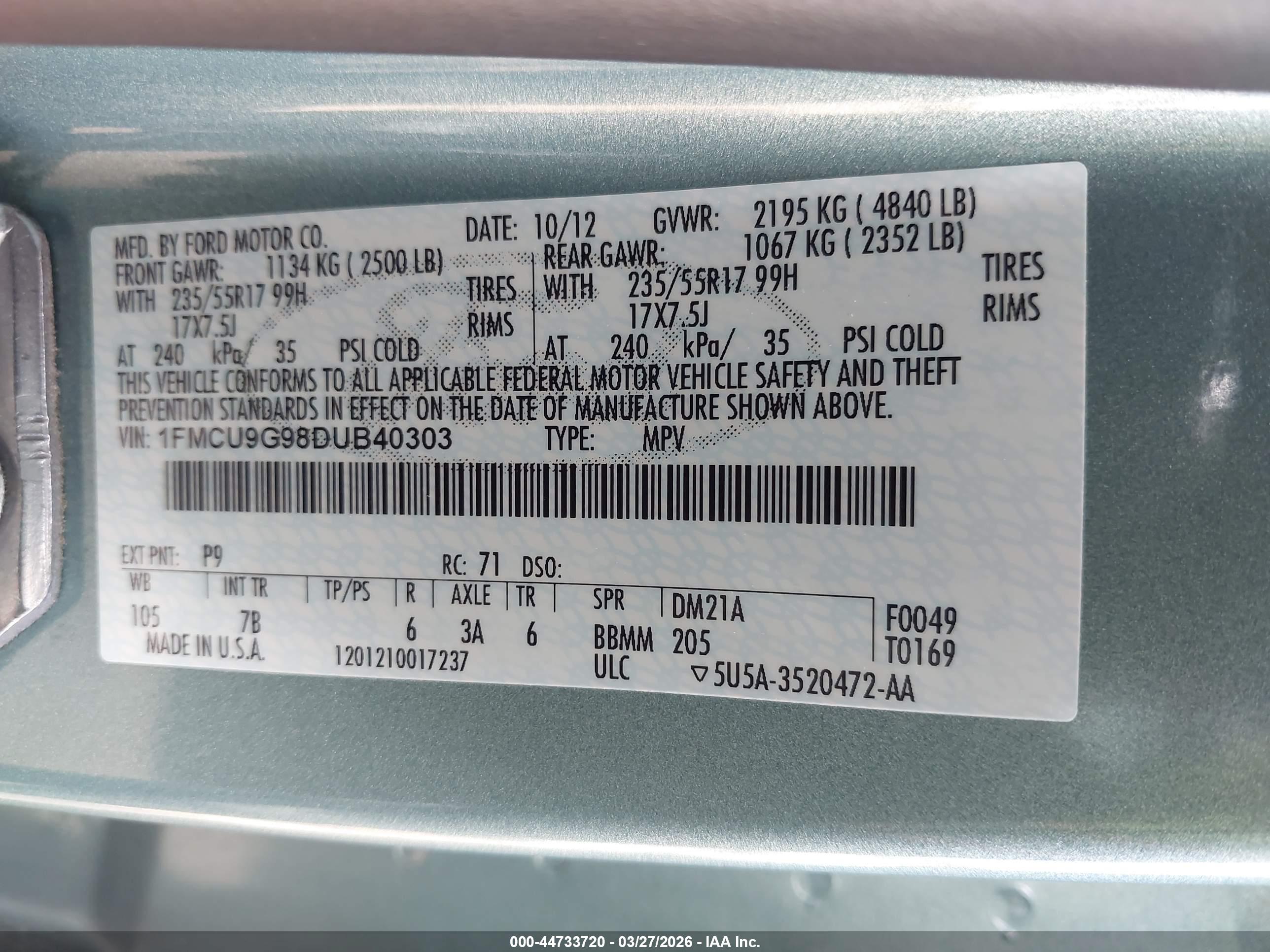 FORD ESCAPE image 9