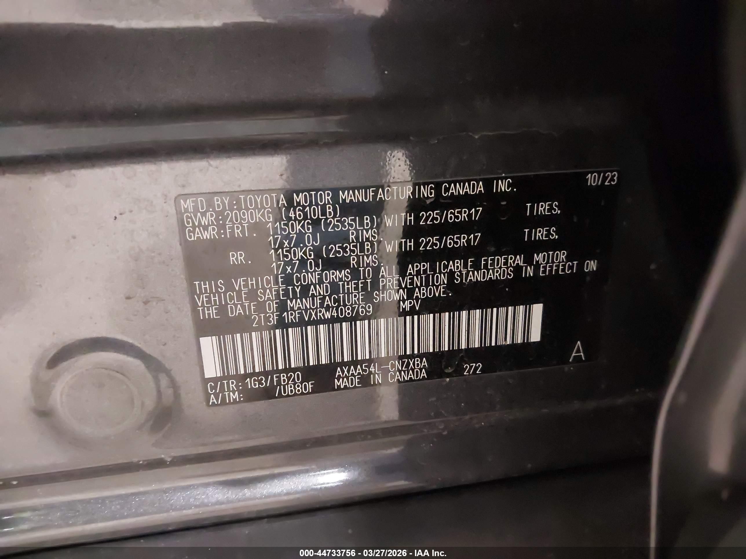 TOYOTA RAV4 image 9