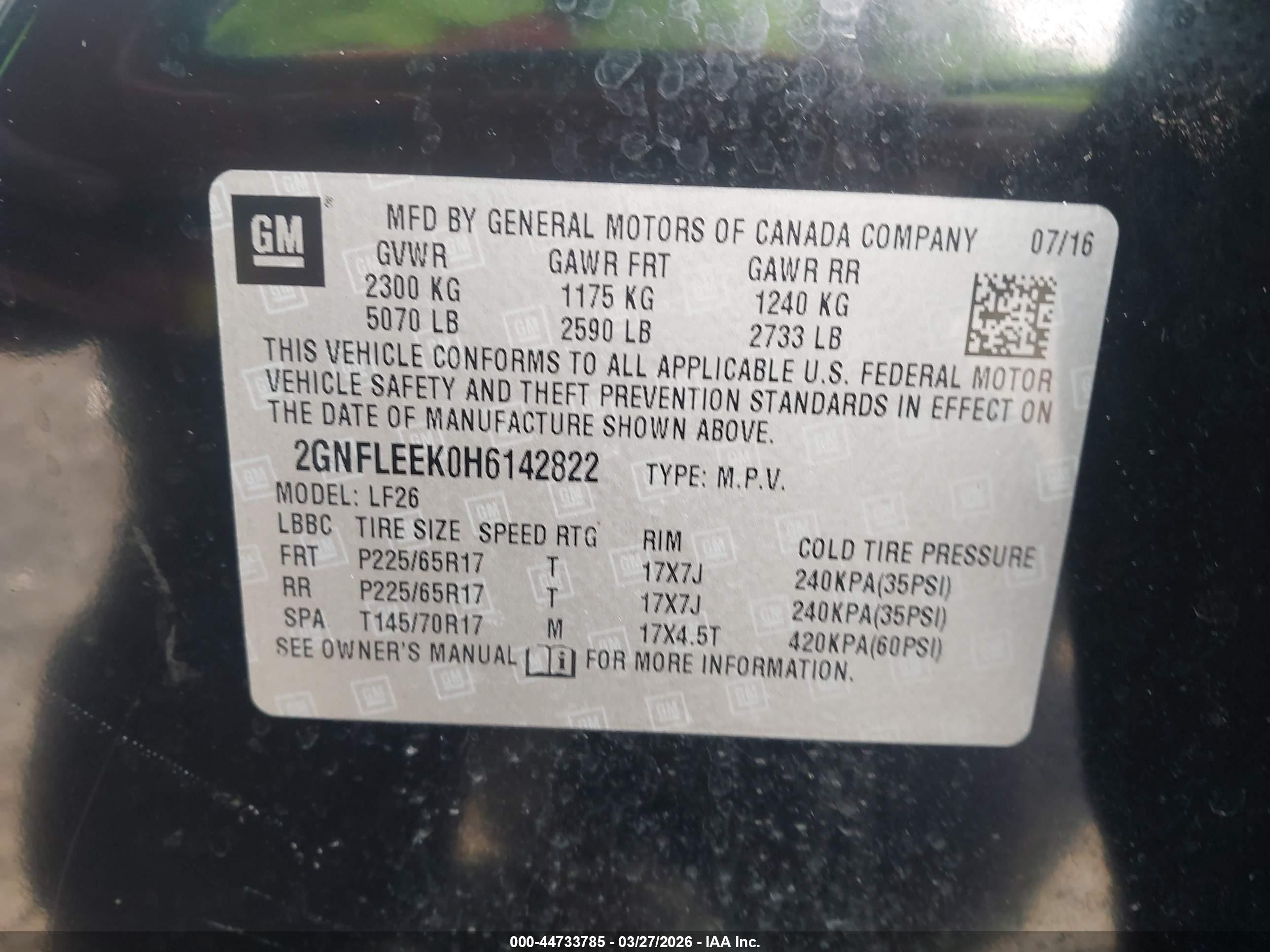 CHEVROLET EQUINOX image 9
