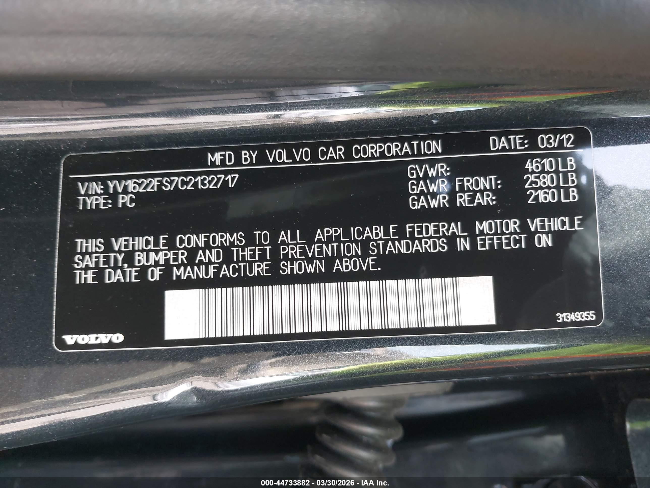 VOLVO S60 image 9