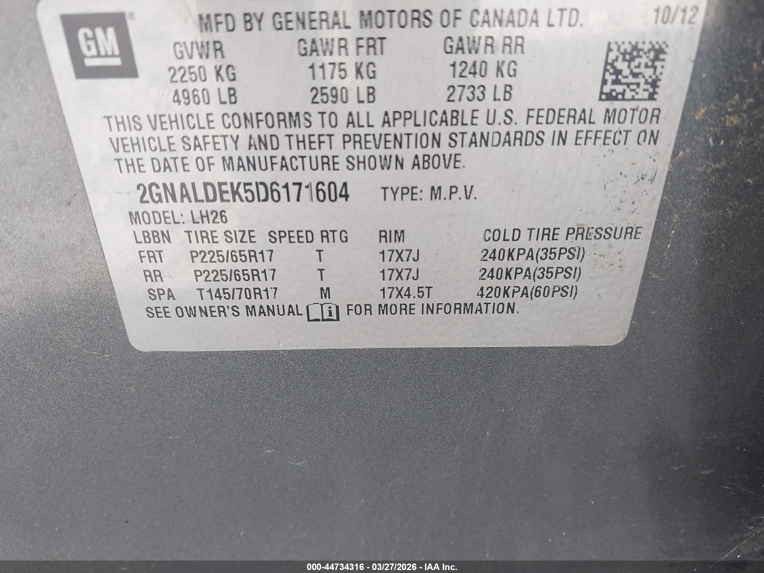 CHEVROLET EQUINOX image 9