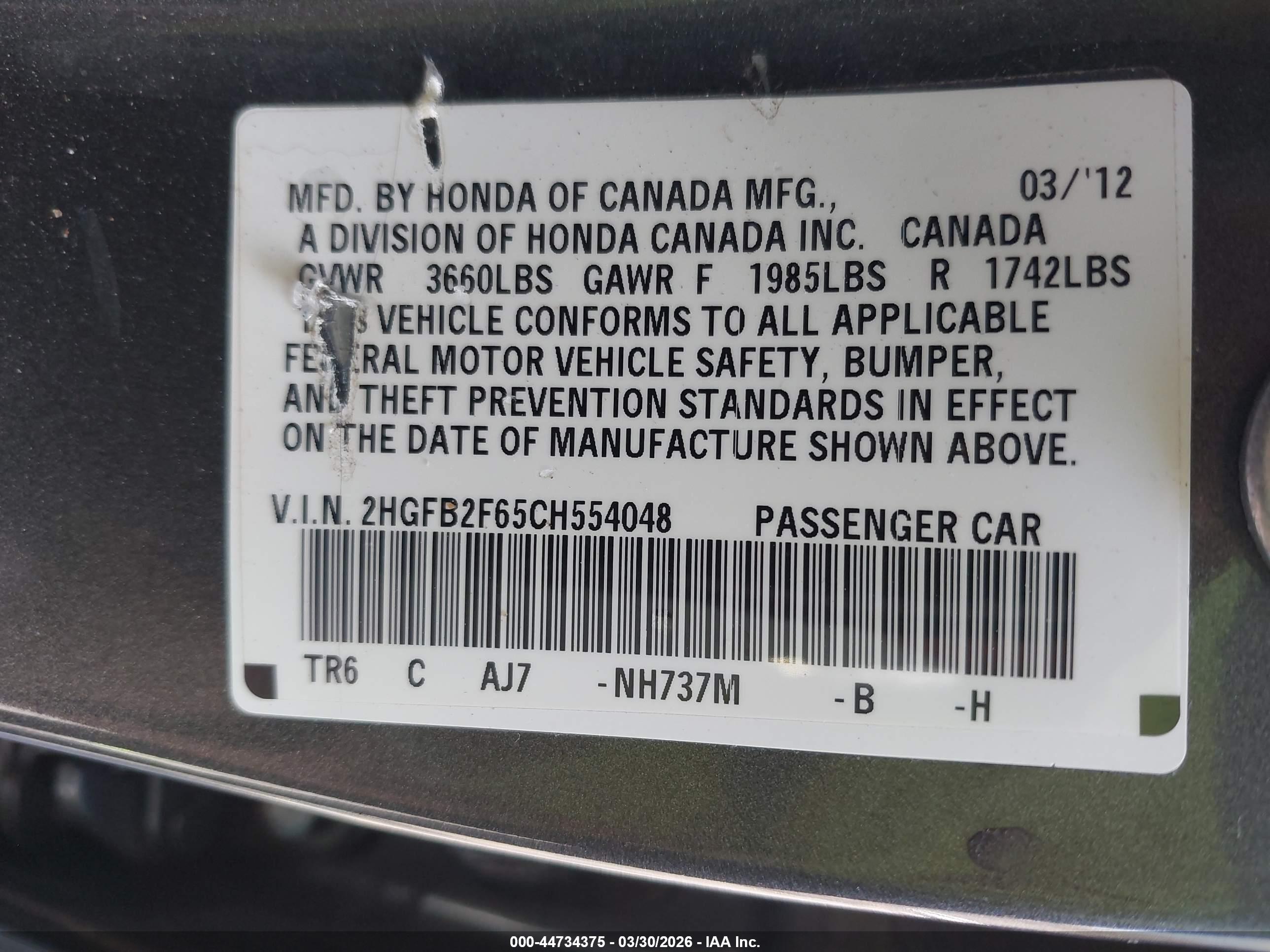 HONDA CIVIC image 9