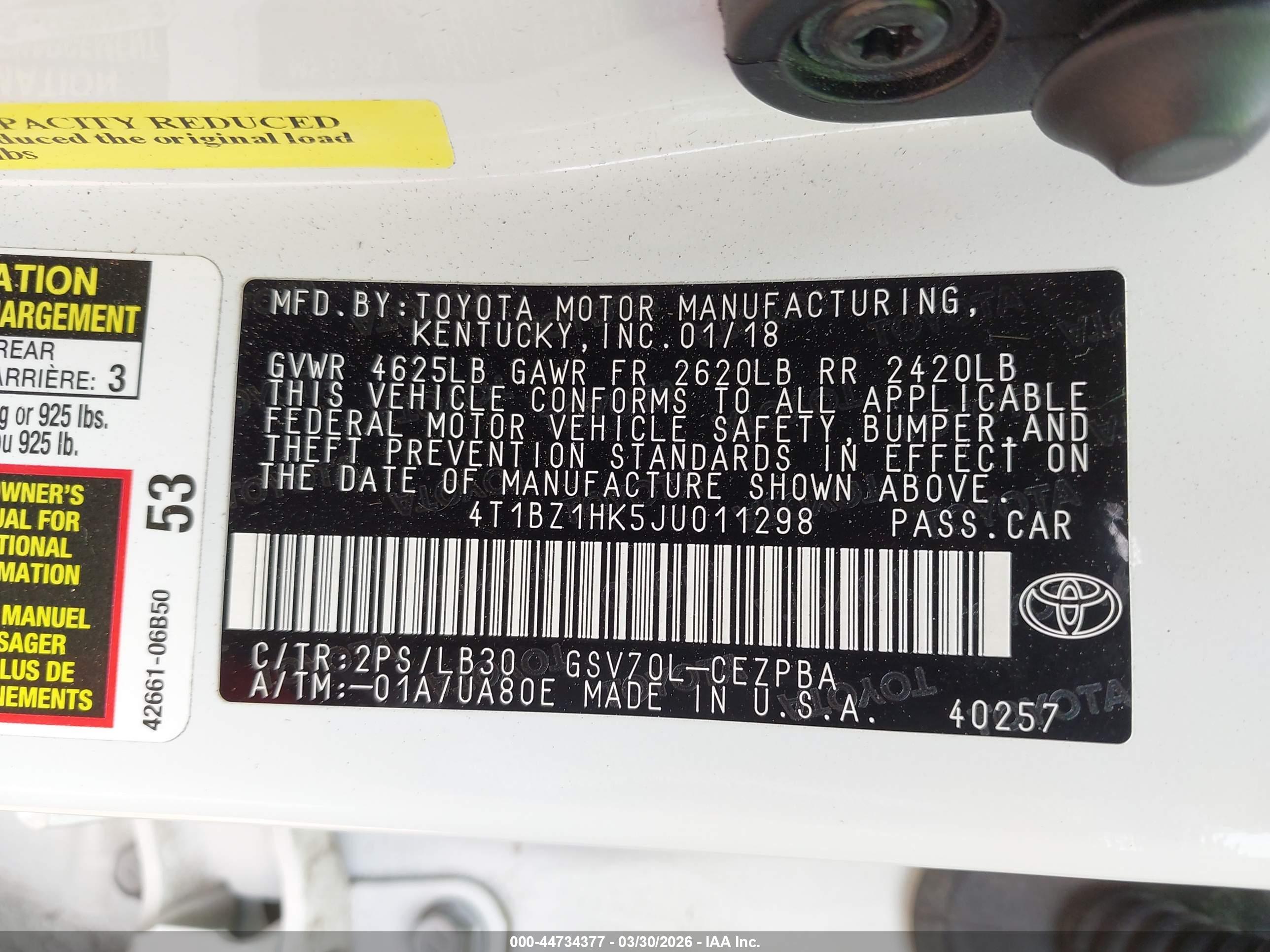 TOYOTA CAMRY image 9