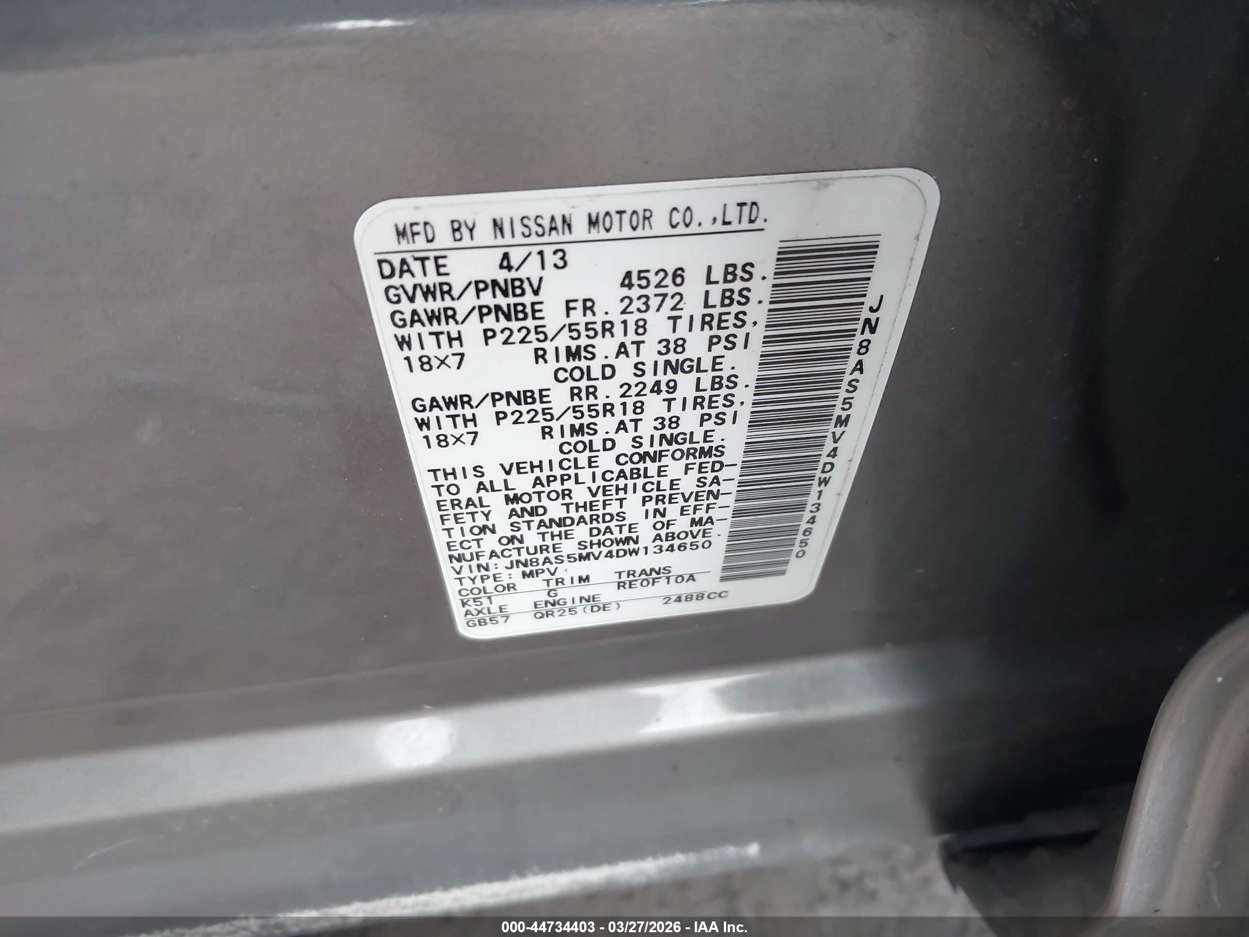 NISSAN ROGUE image 9