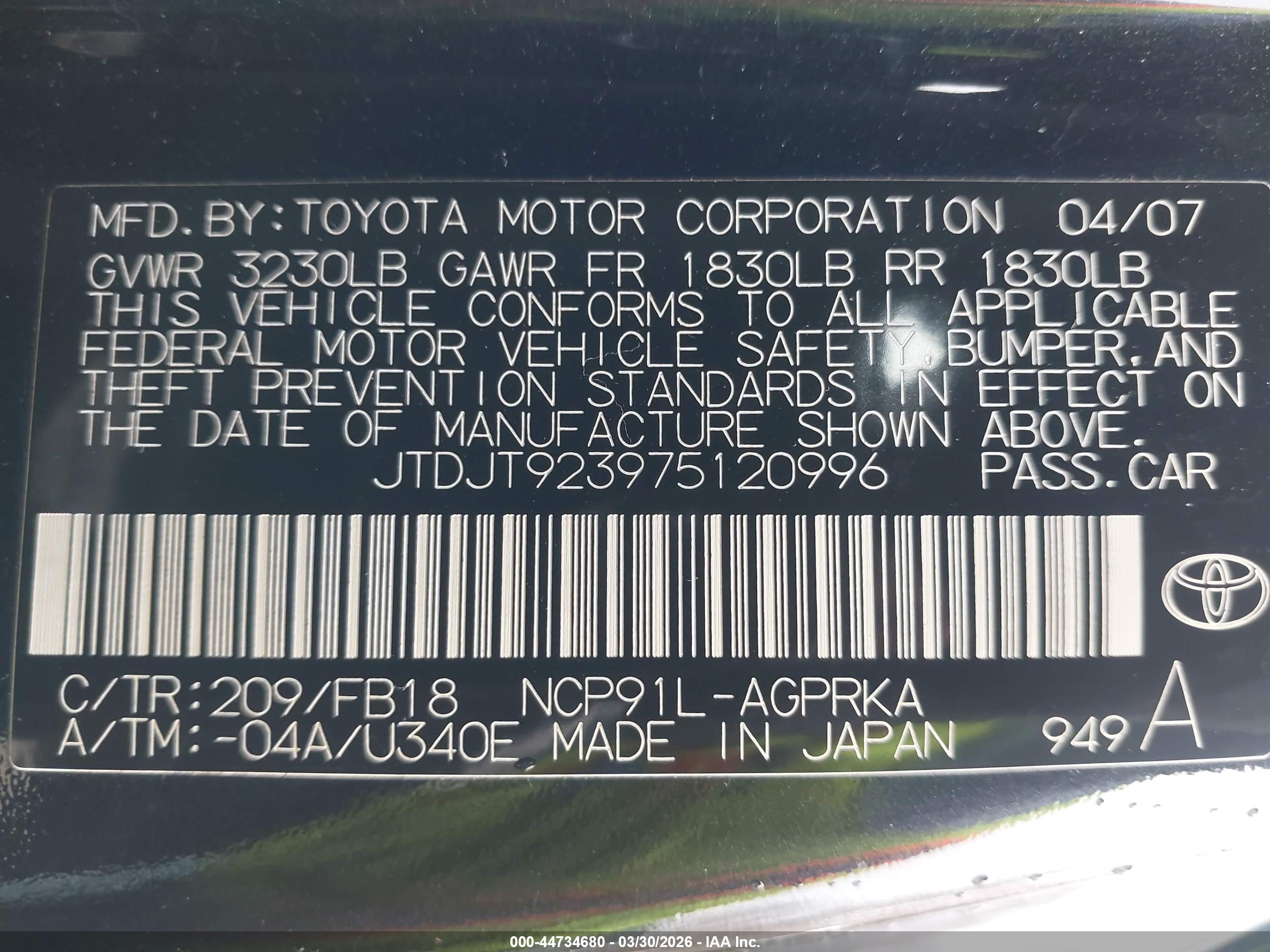 TOYOTA YARIS image 9