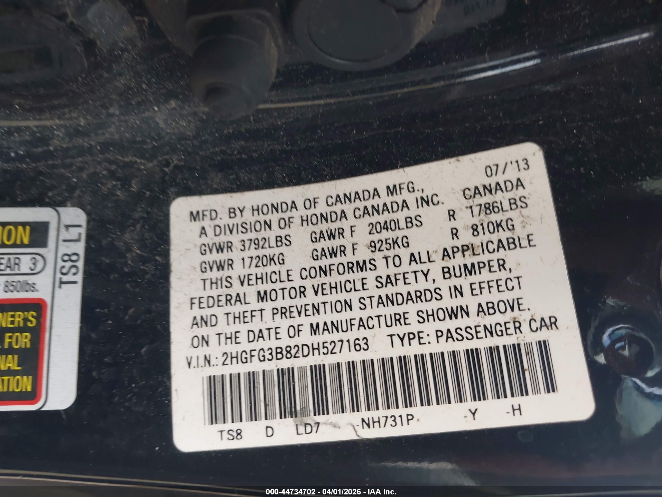 HONDA CIVIC image 9