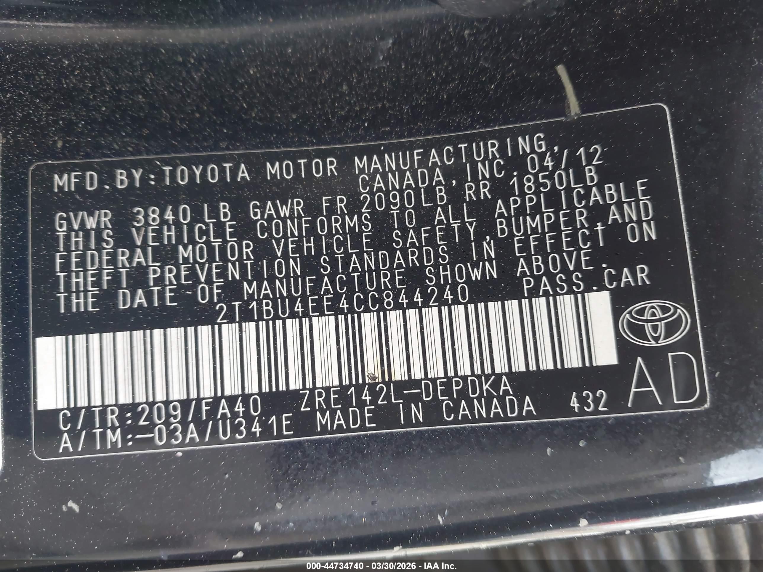 TOYOTA COROLLA image 9