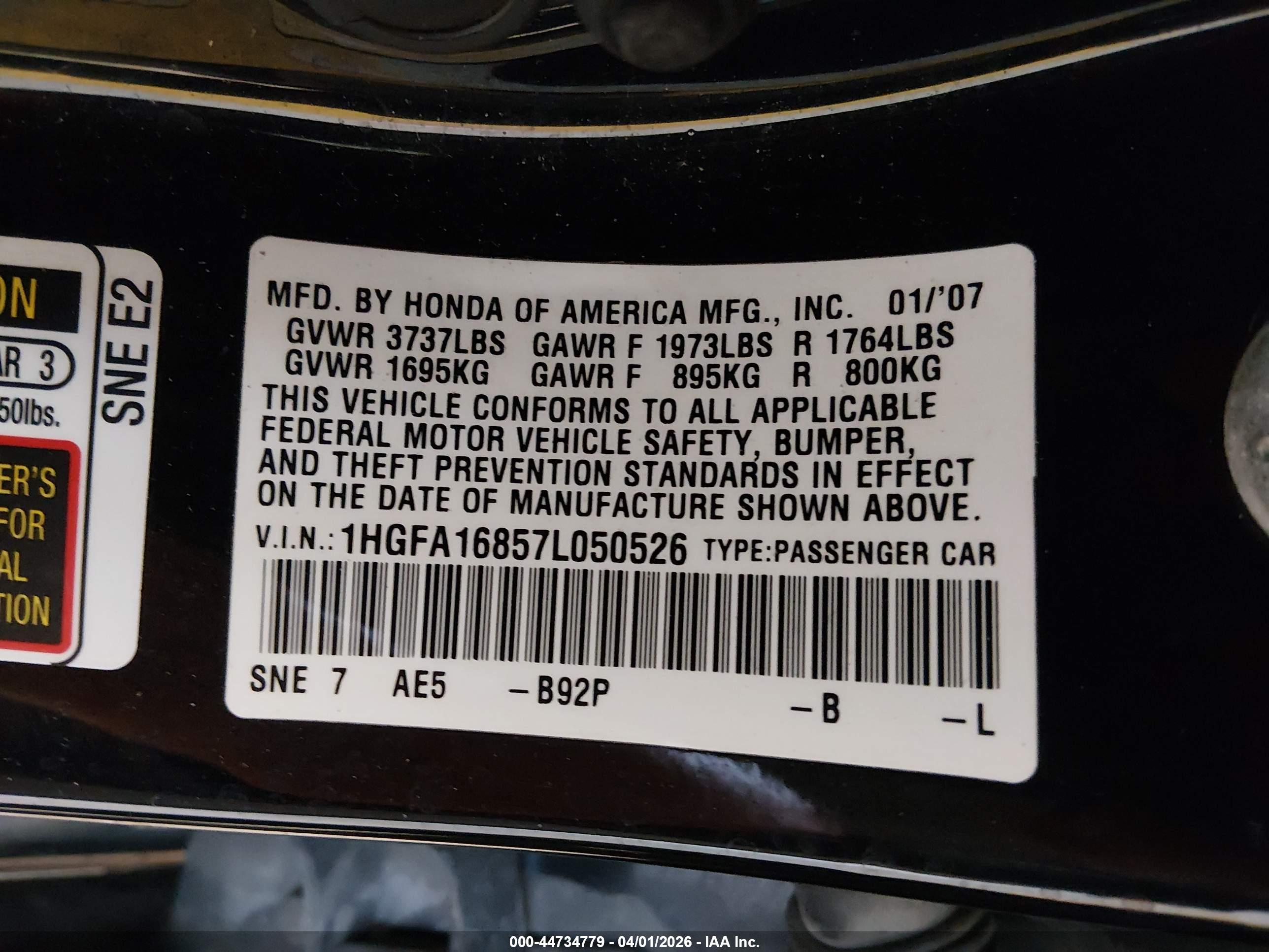 HONDA CIVIC image 9
