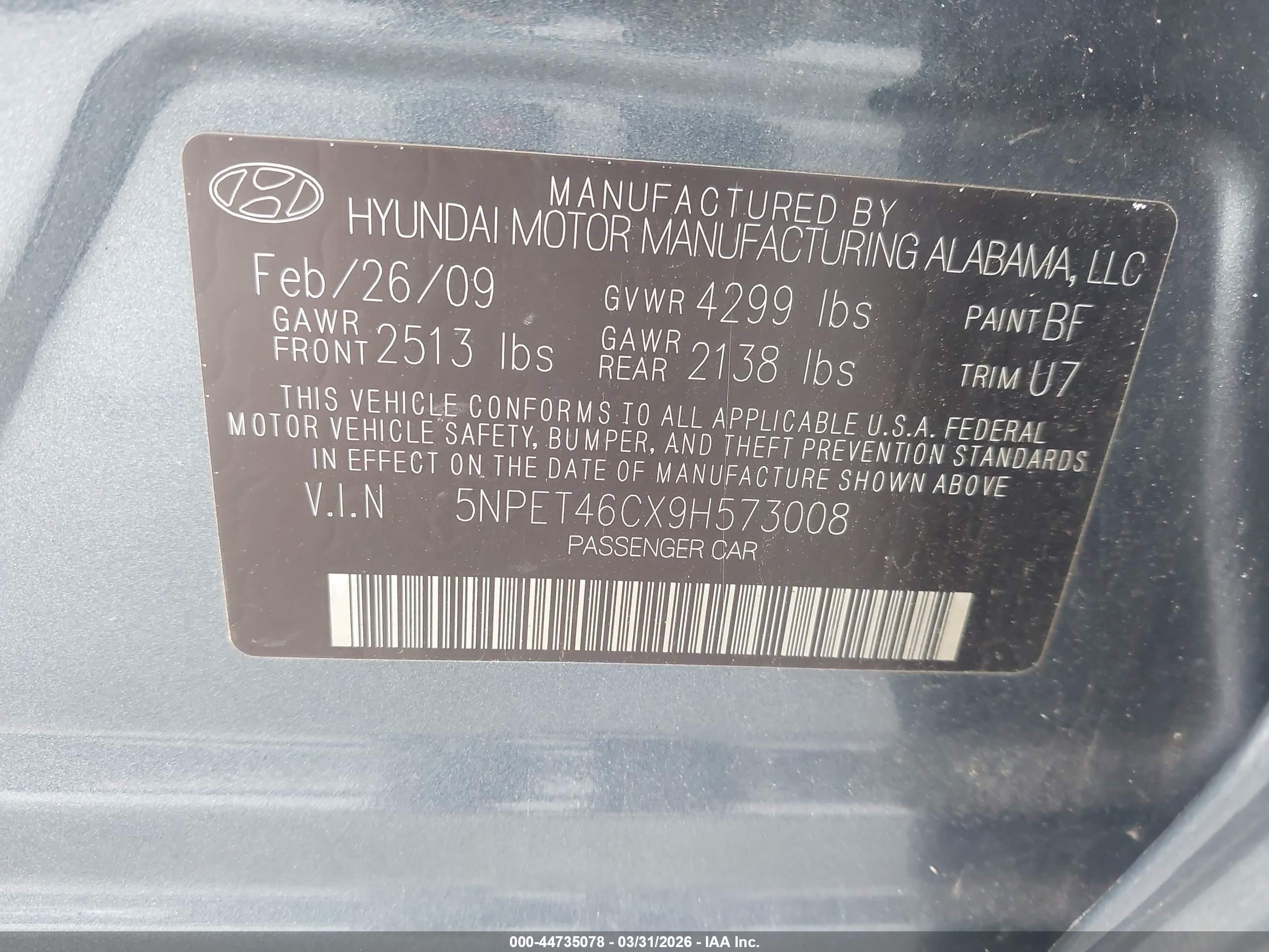 HYUNDAI SONATA image 9