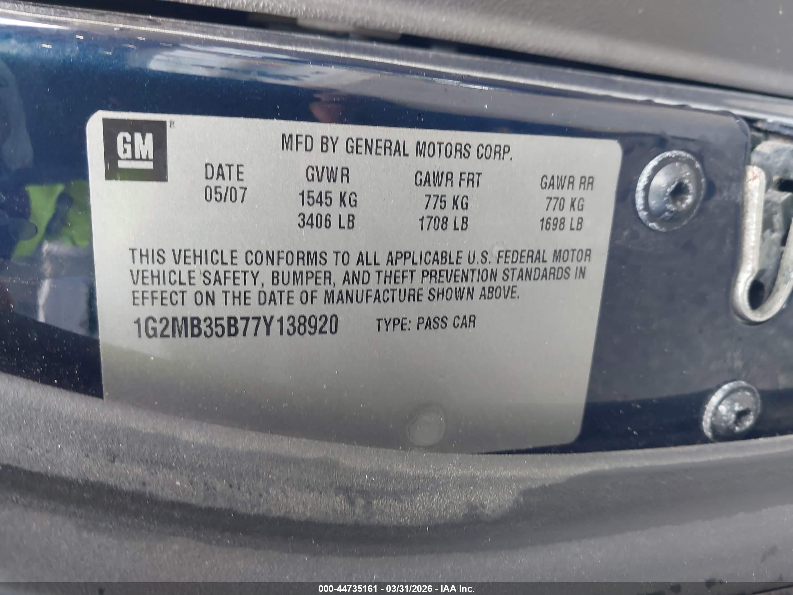PONTIAC SOLSTICE image 9