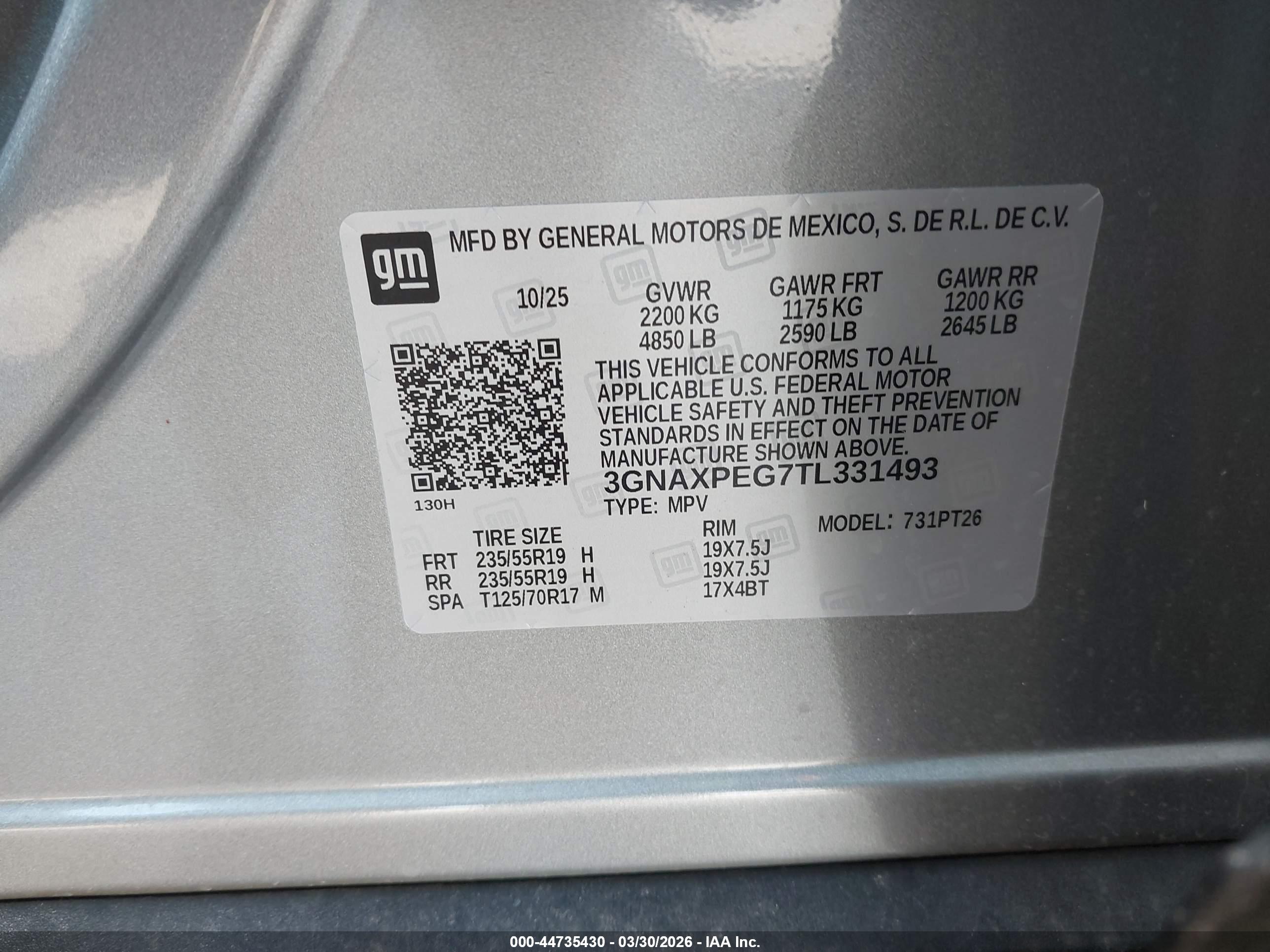 CHEVROLET EQUINOX image 9