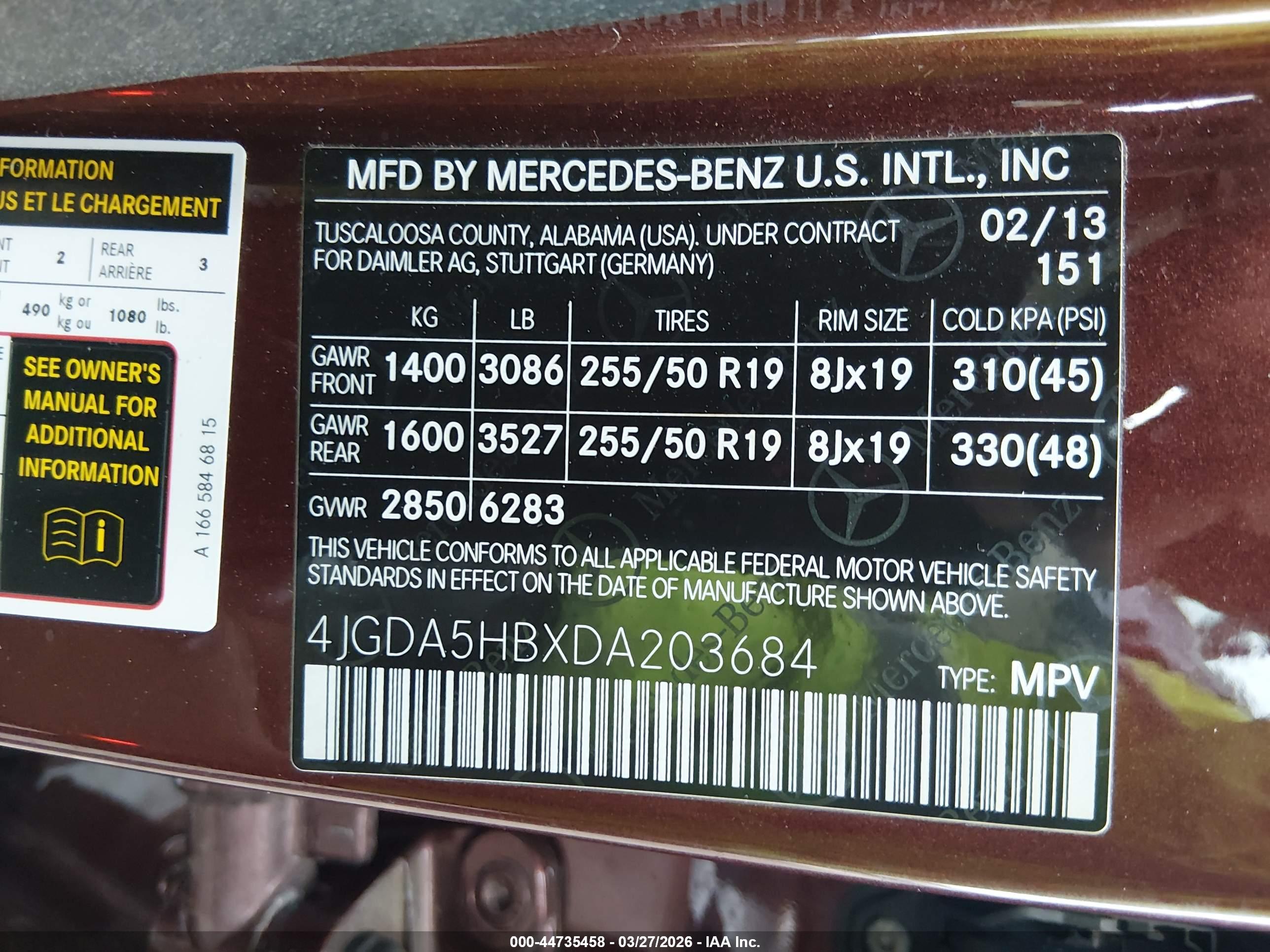 MERCEDES-BENZ ML image 9