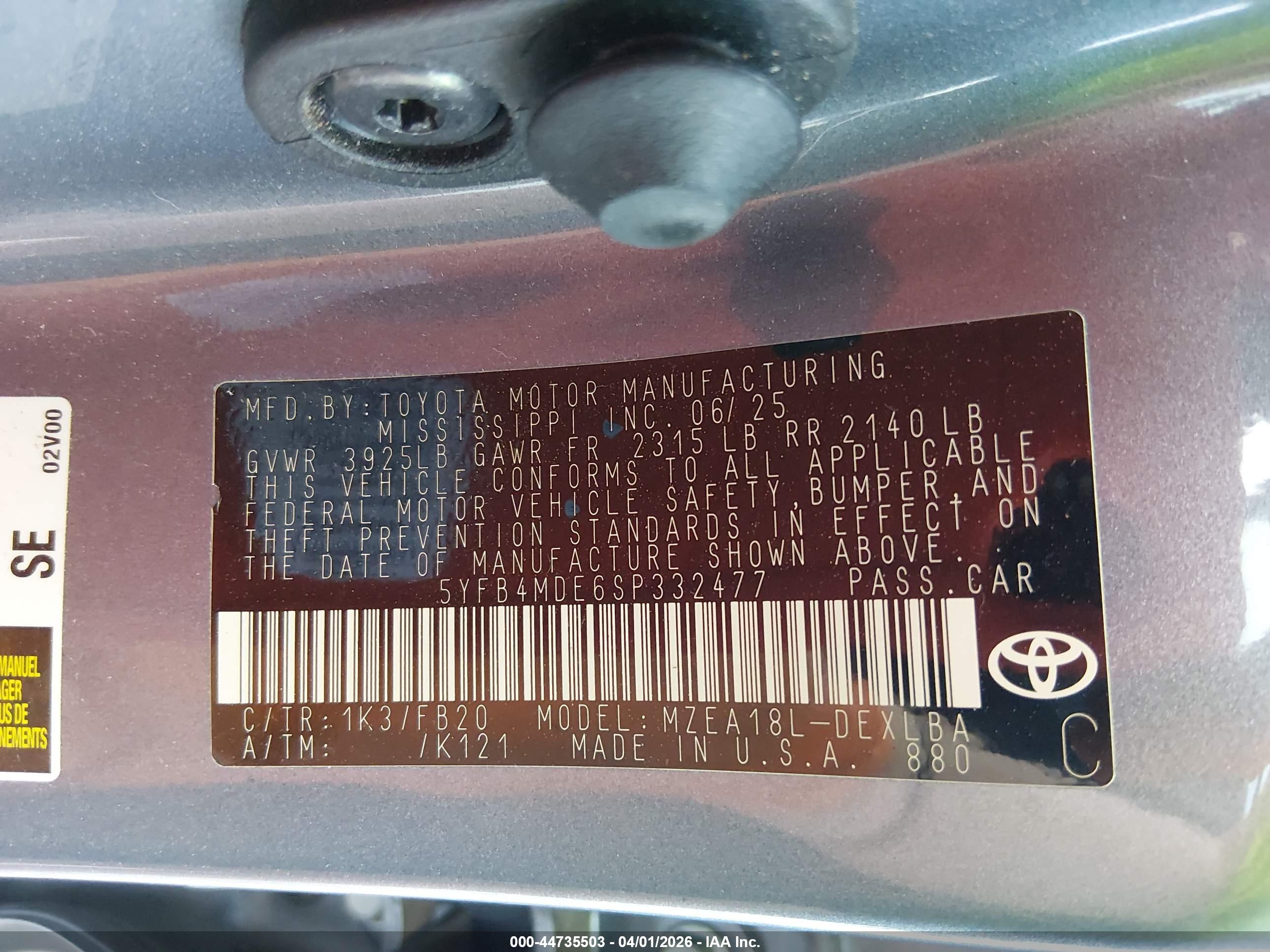 TOYOTA COROLLA image 9