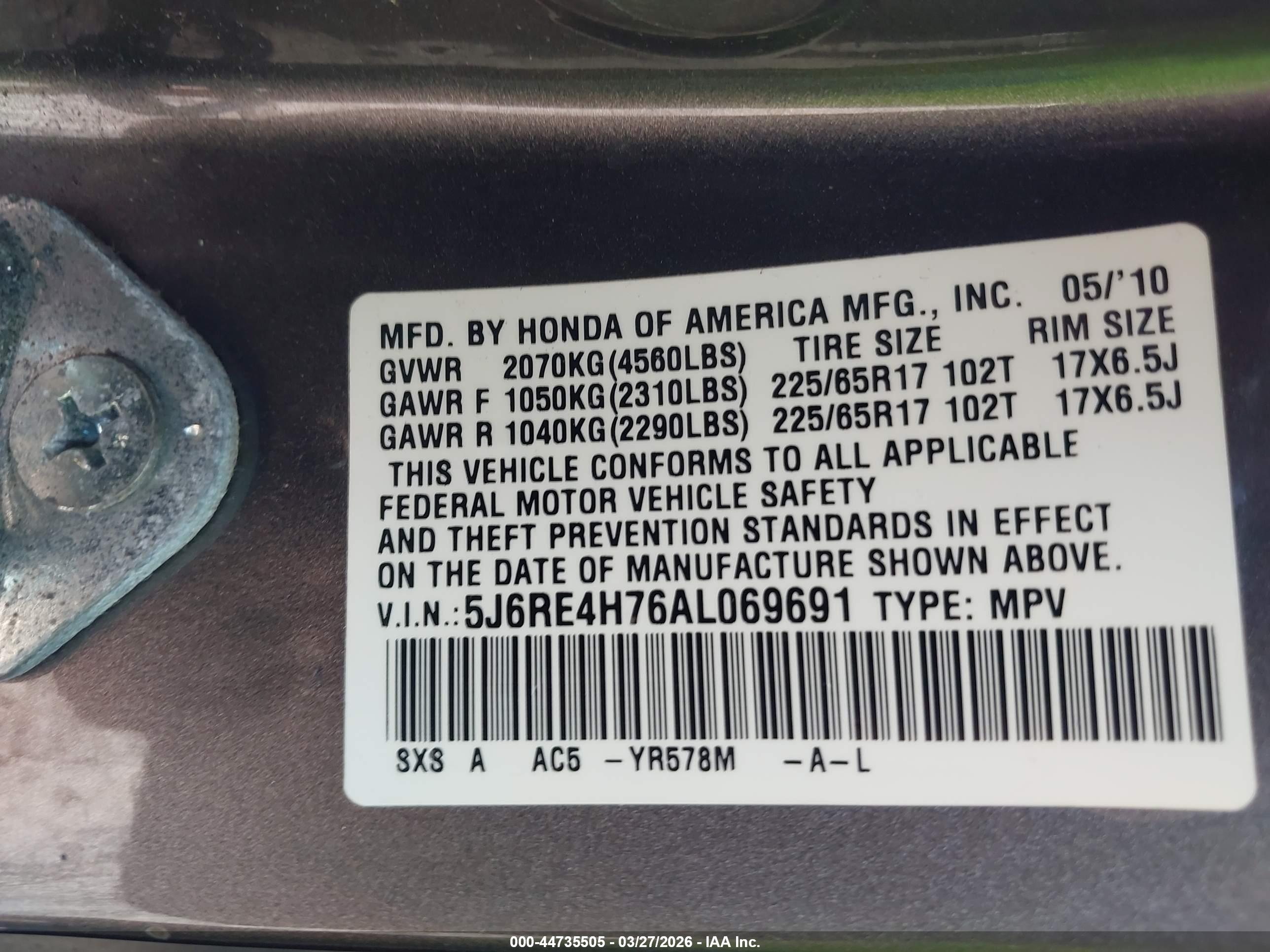 HONDA CR-V image 9