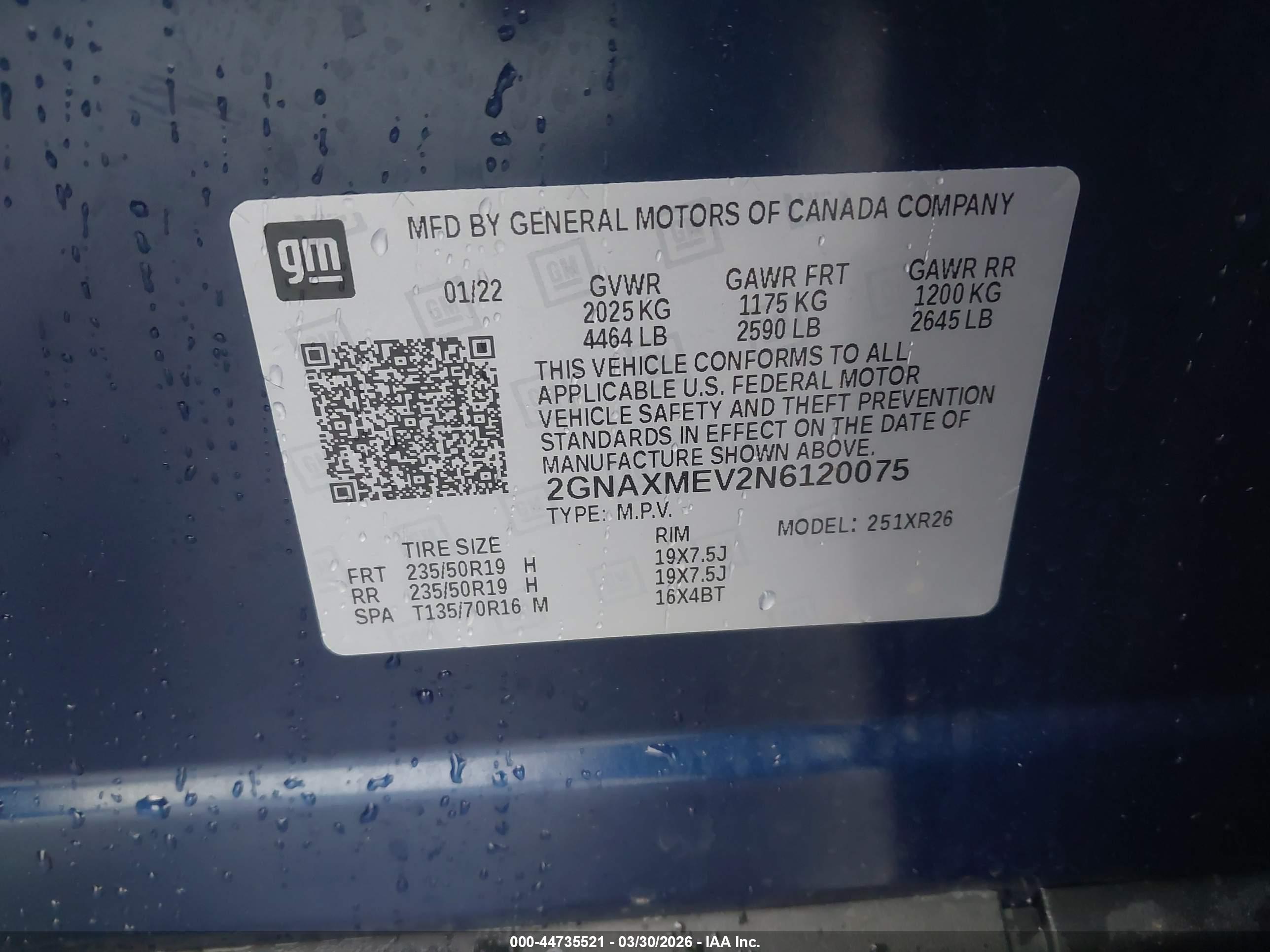 CHEVROLET EQUINOX image 9