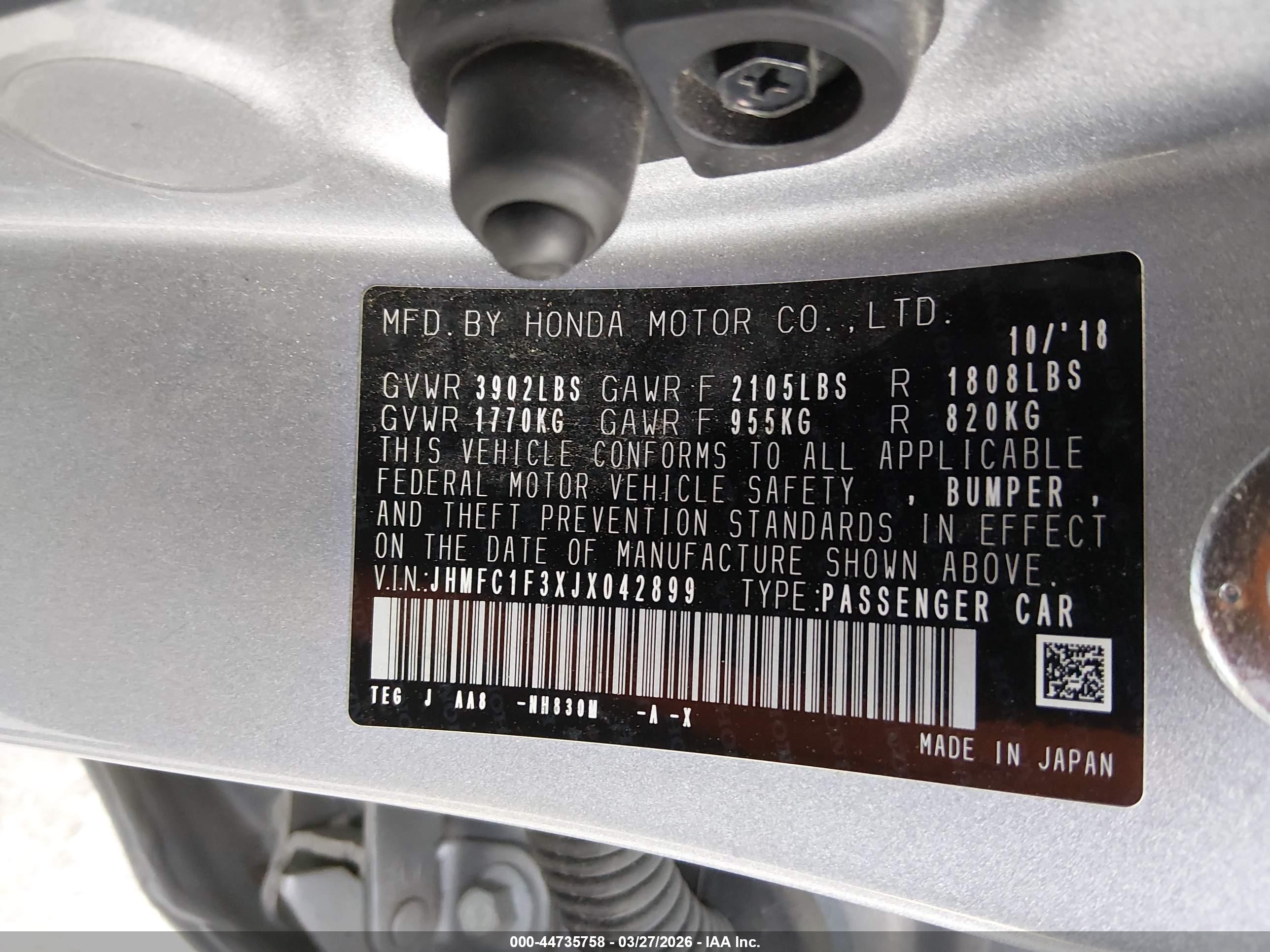 HONDA CIVIC image 9