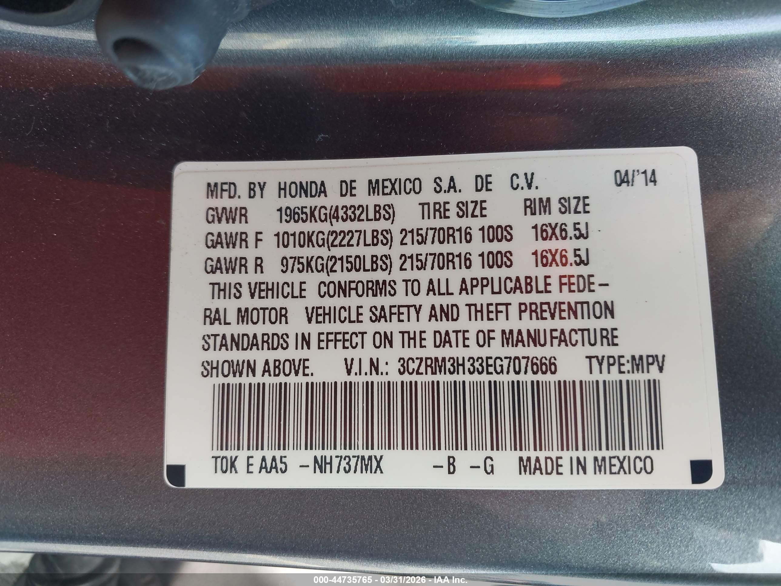 HONDA CR-V image 9