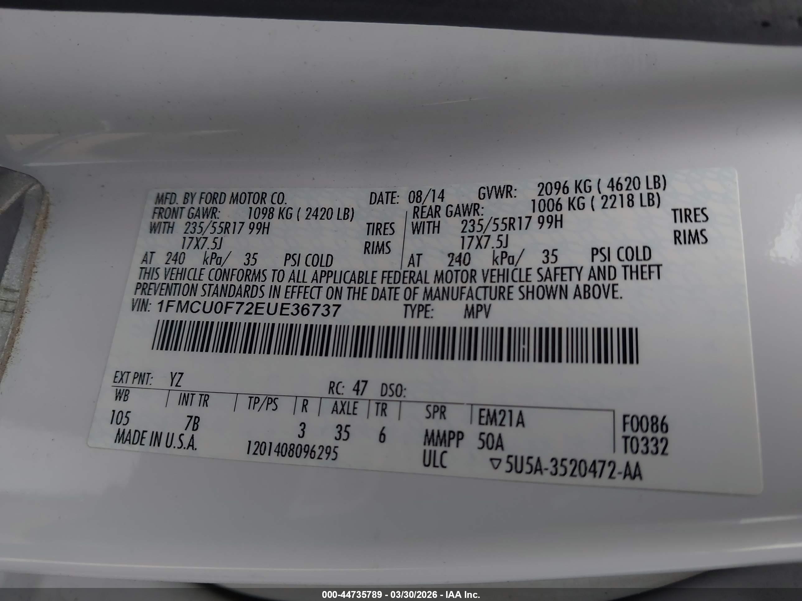 FORD ESCAPE image 9