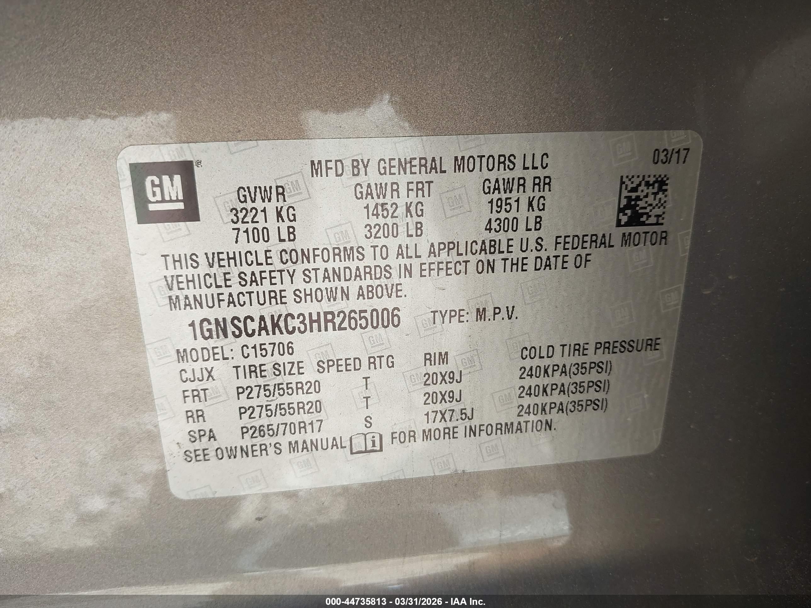 CHEVROLET TAHOE image 9