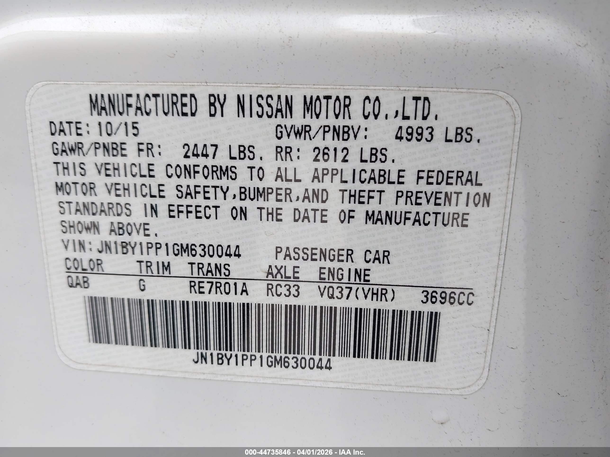 INFINITI Q70L image 9