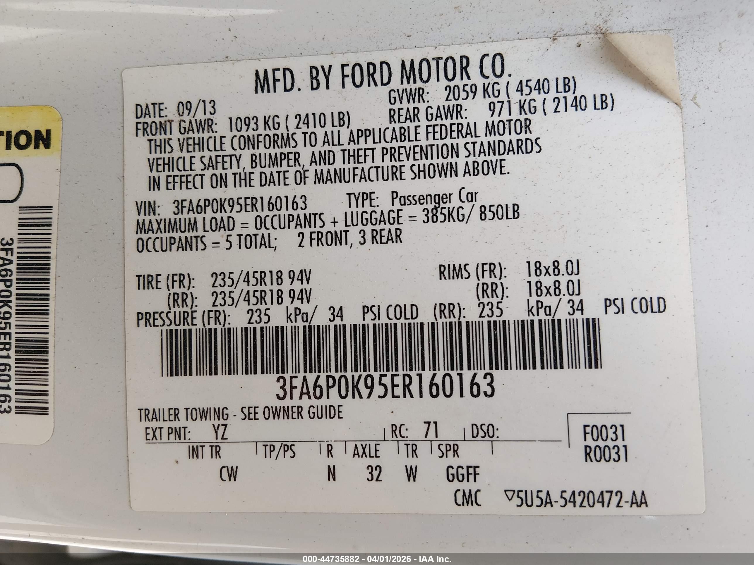 FORD FUSION image 9