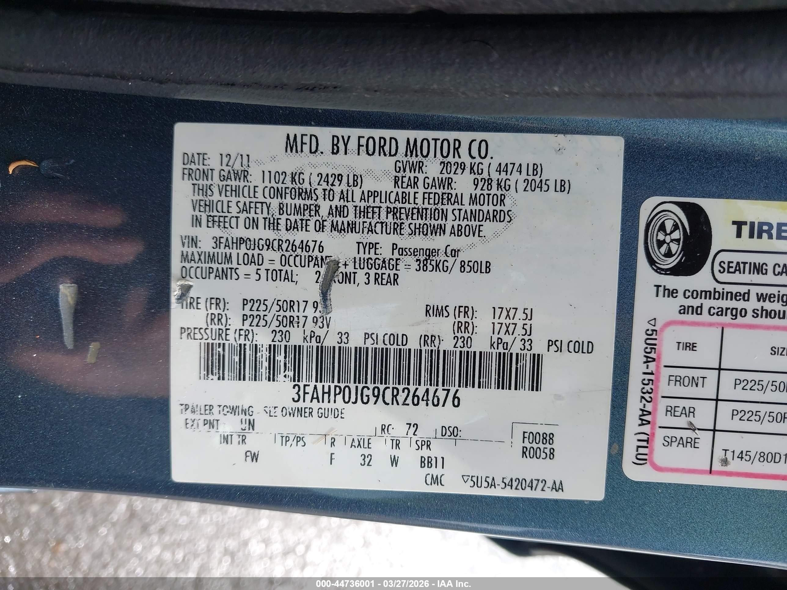 FORD FUSION image 9