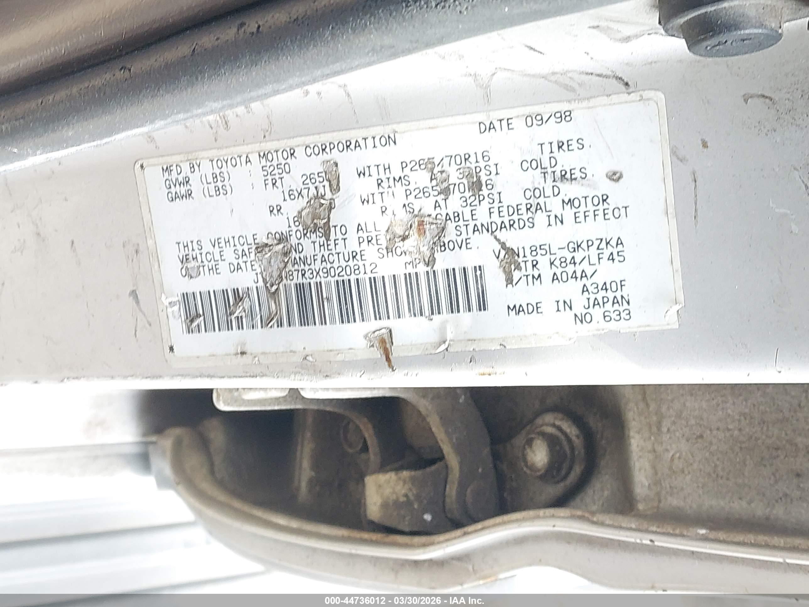 TOYOTA 4RUNNER image 9