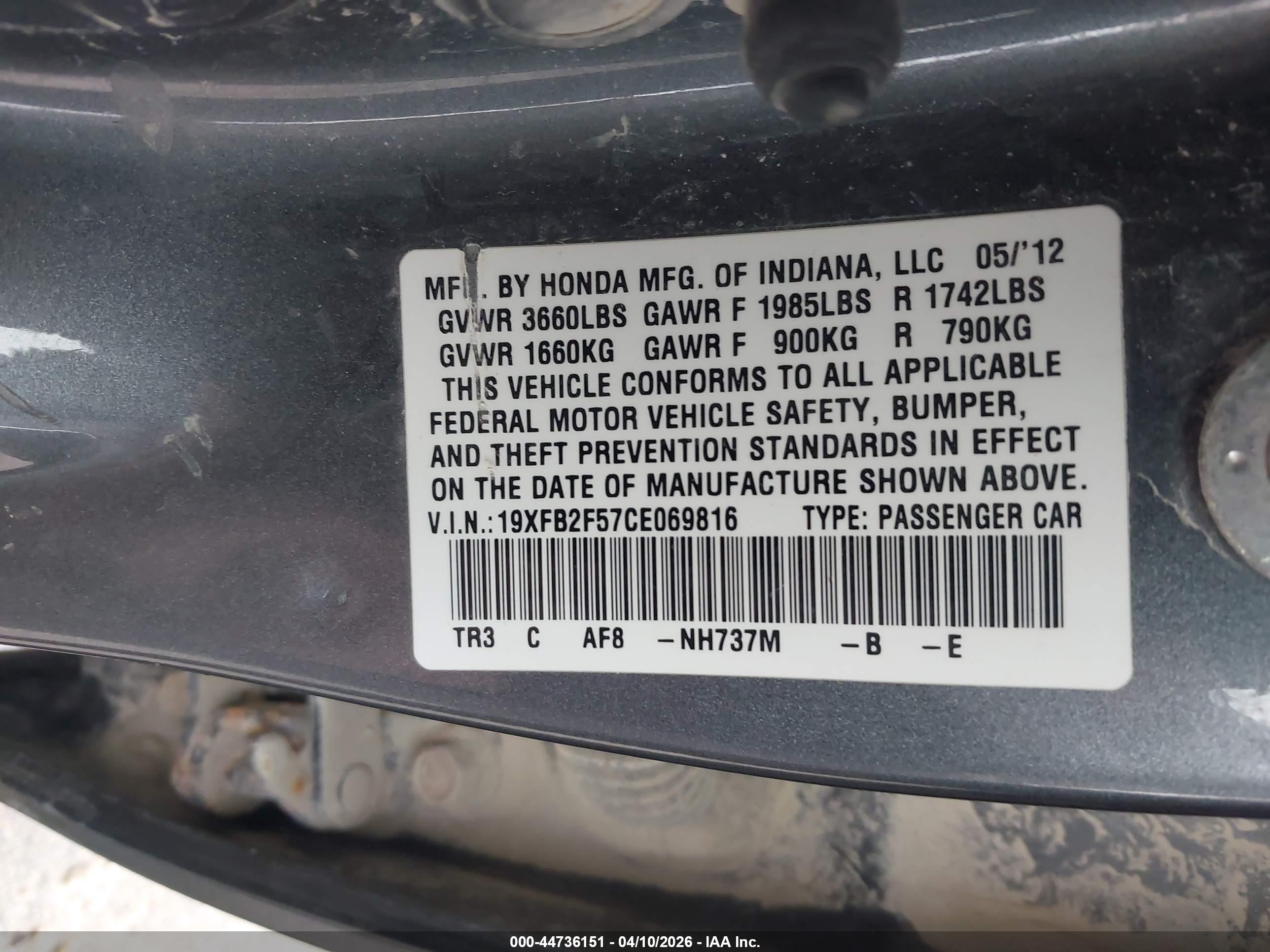 HONDA CIVIC image 9