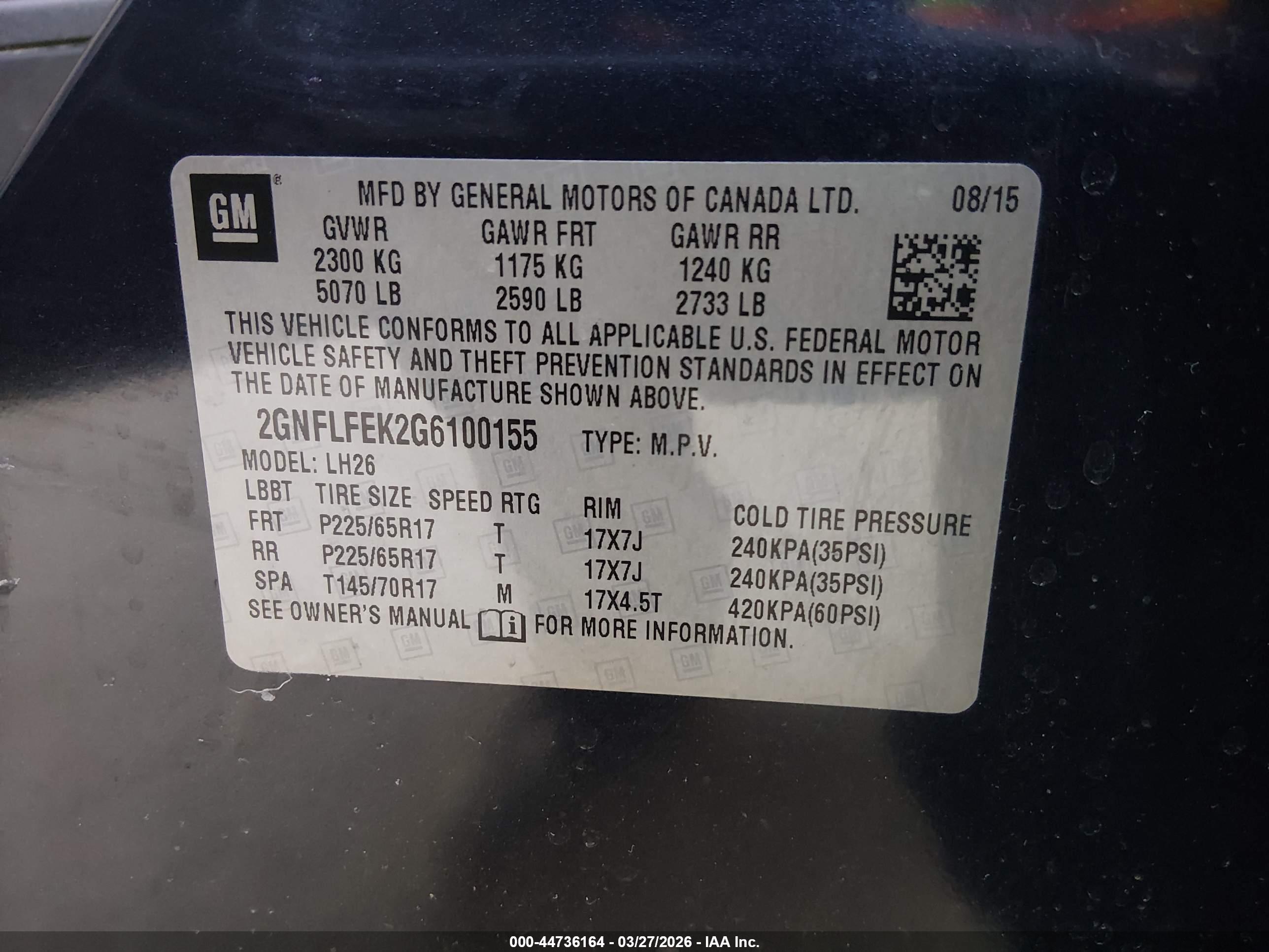 CHEVROLET EQUINOX image 9