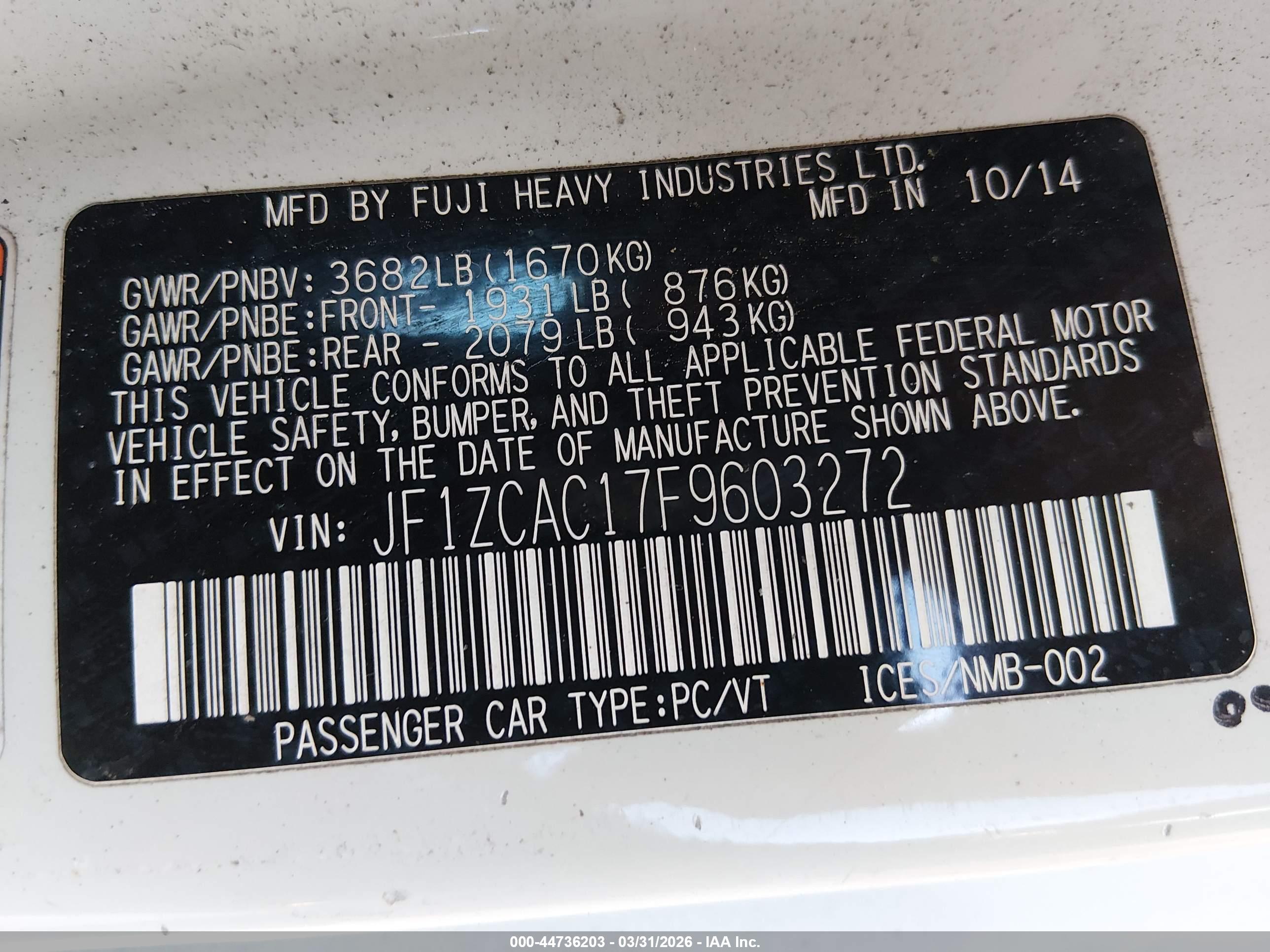 SUBARU BRZ image 9