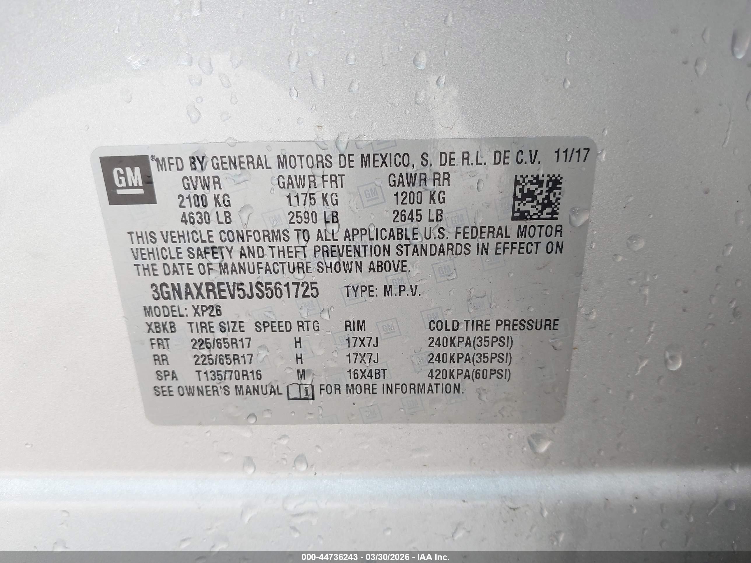 CHEVROLET EQUINOX image 9
