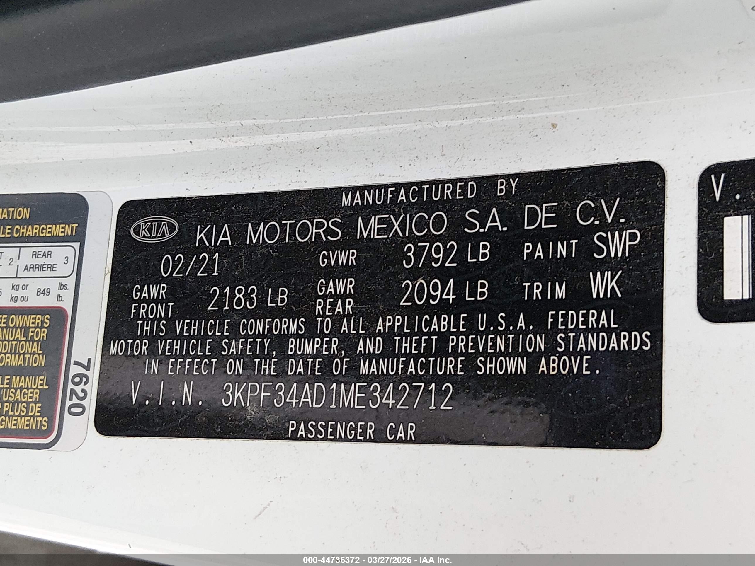 KIA FORTE image 9