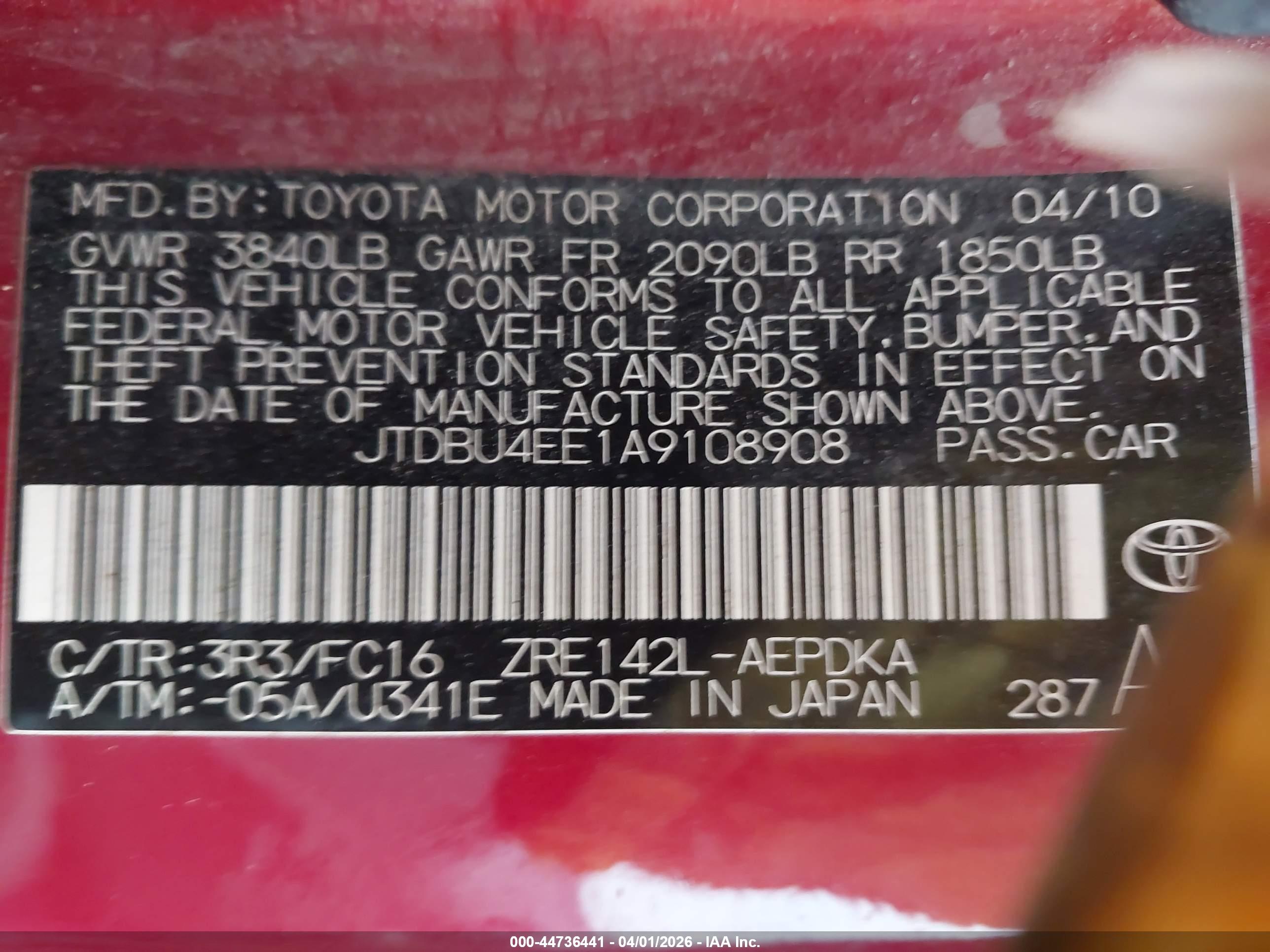 TOYOTA COROLLA image 9