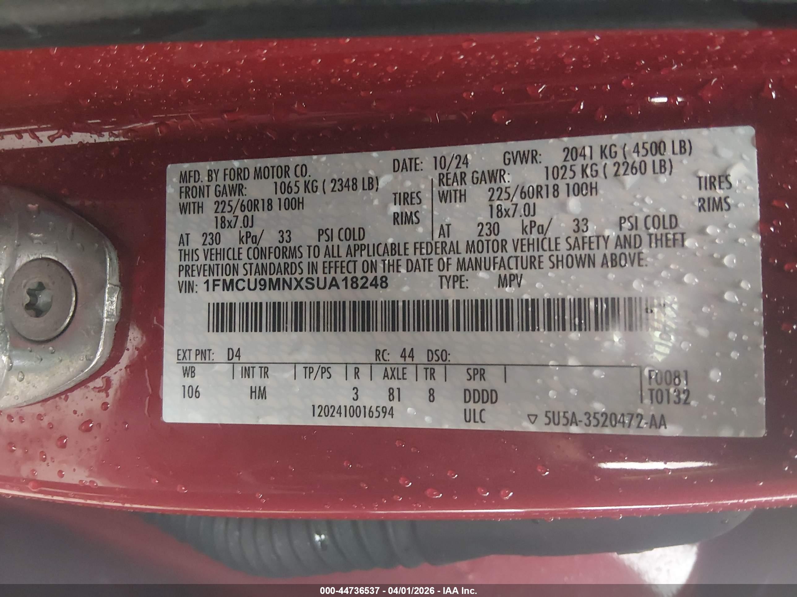 FORD ESCAPE image 9