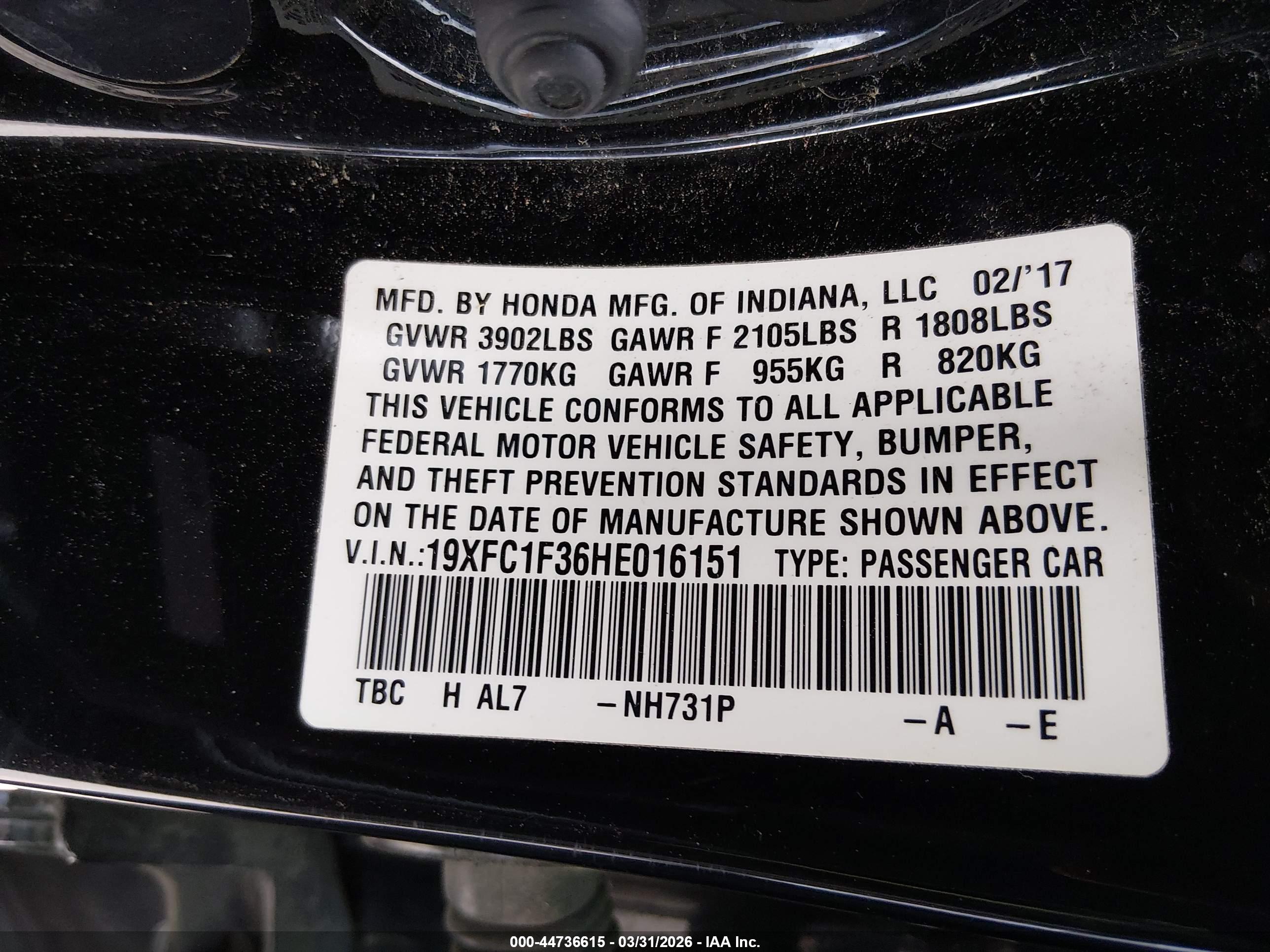HONDA CIVIC image 9