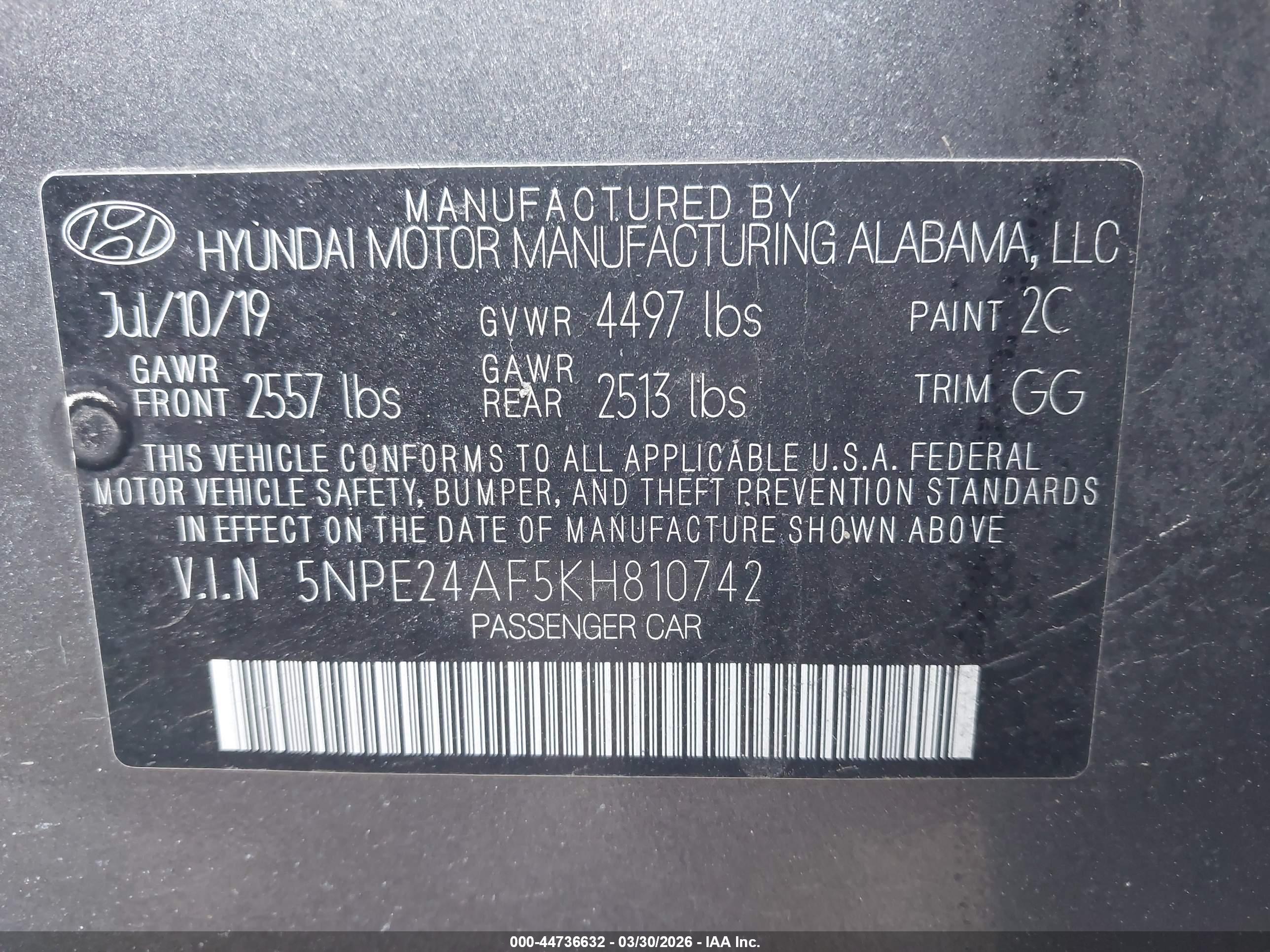 HYUNDAI SONATA image 9
