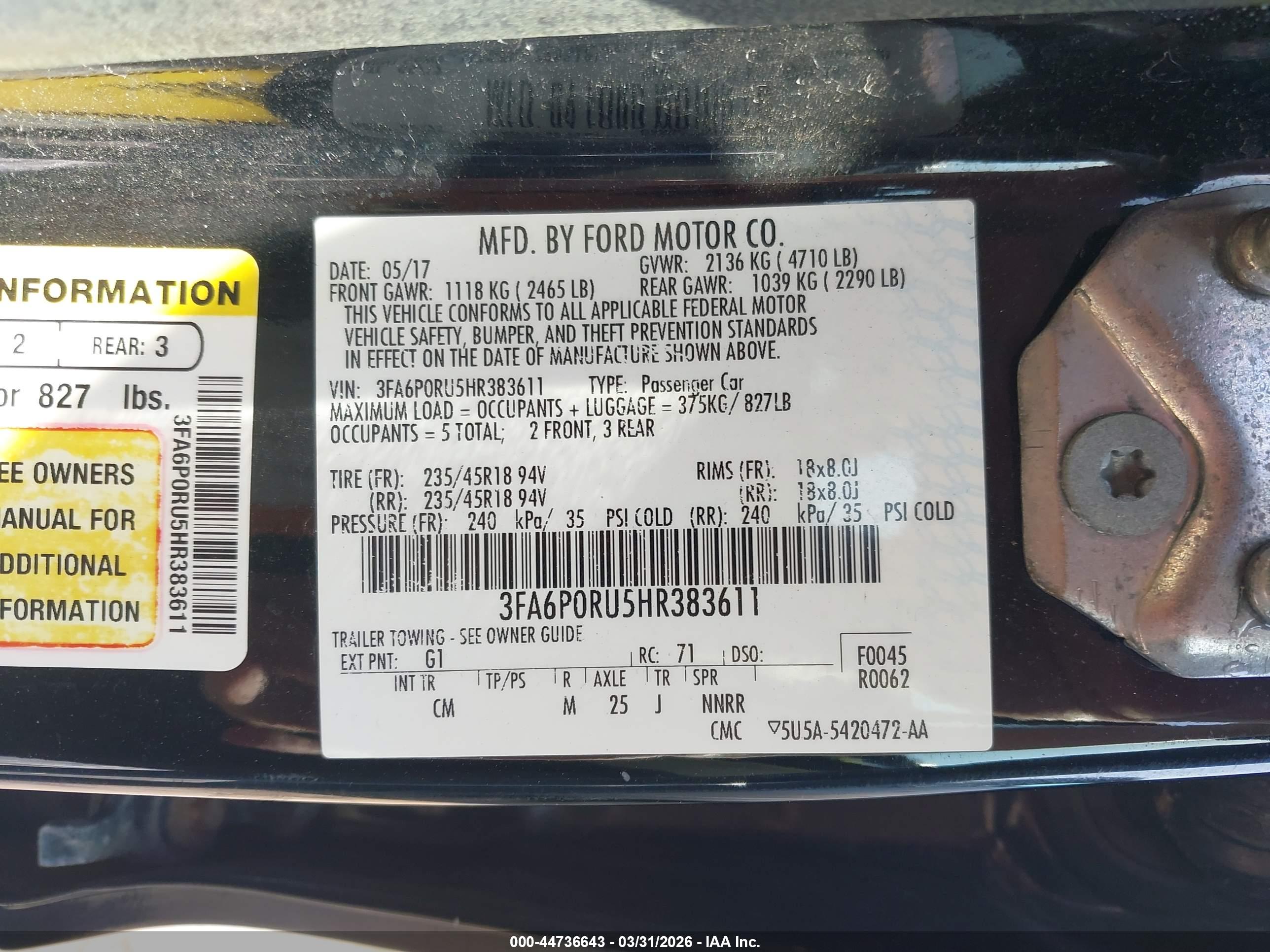 FORD FUSION image 9