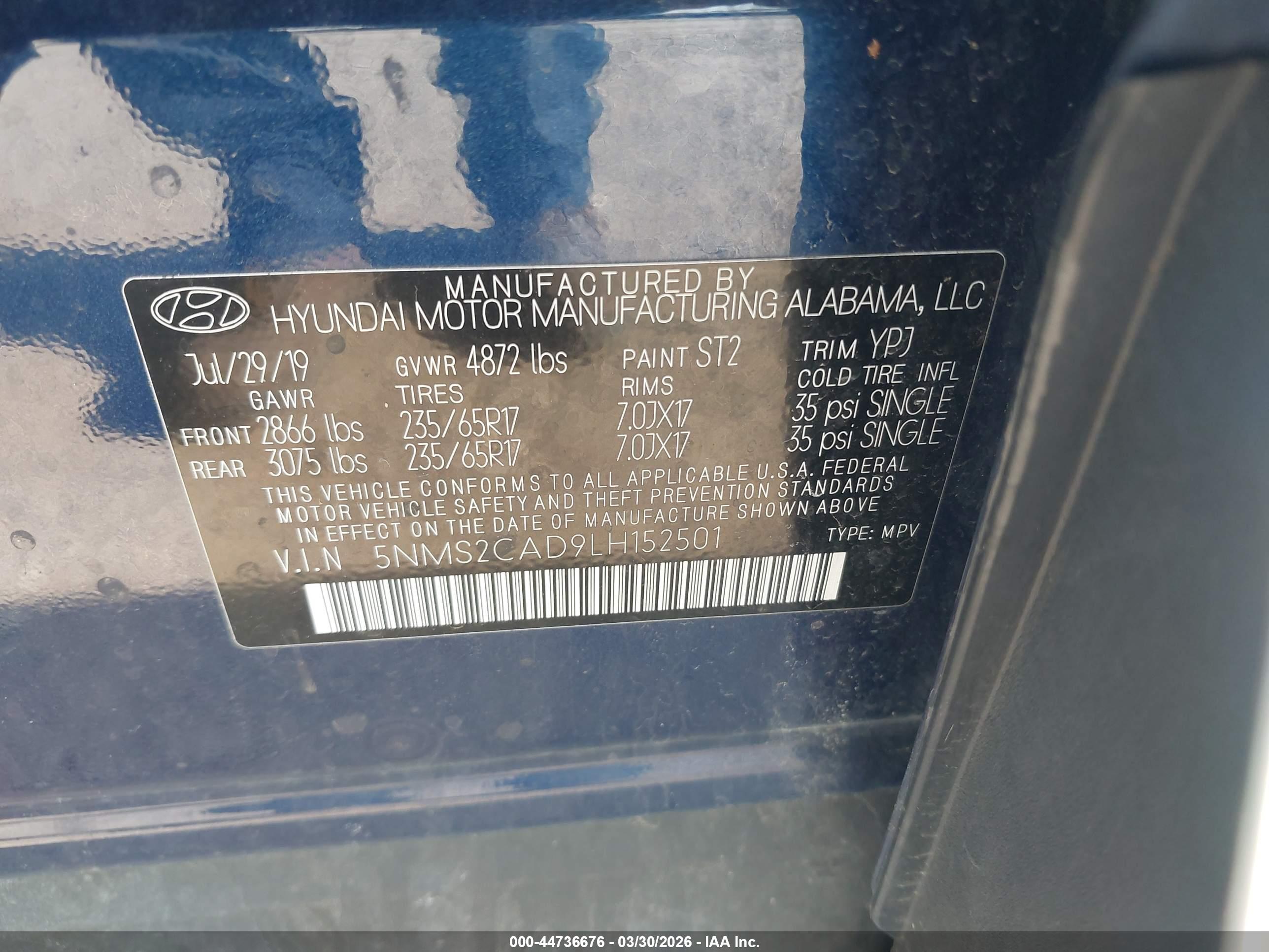 HYUNDAI SANTA image 9