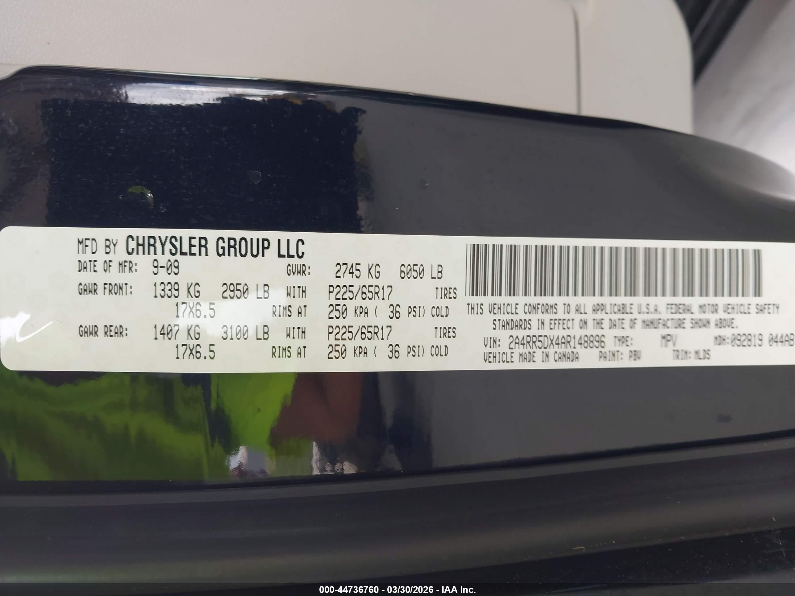 CHRYSLER TOWN image 9