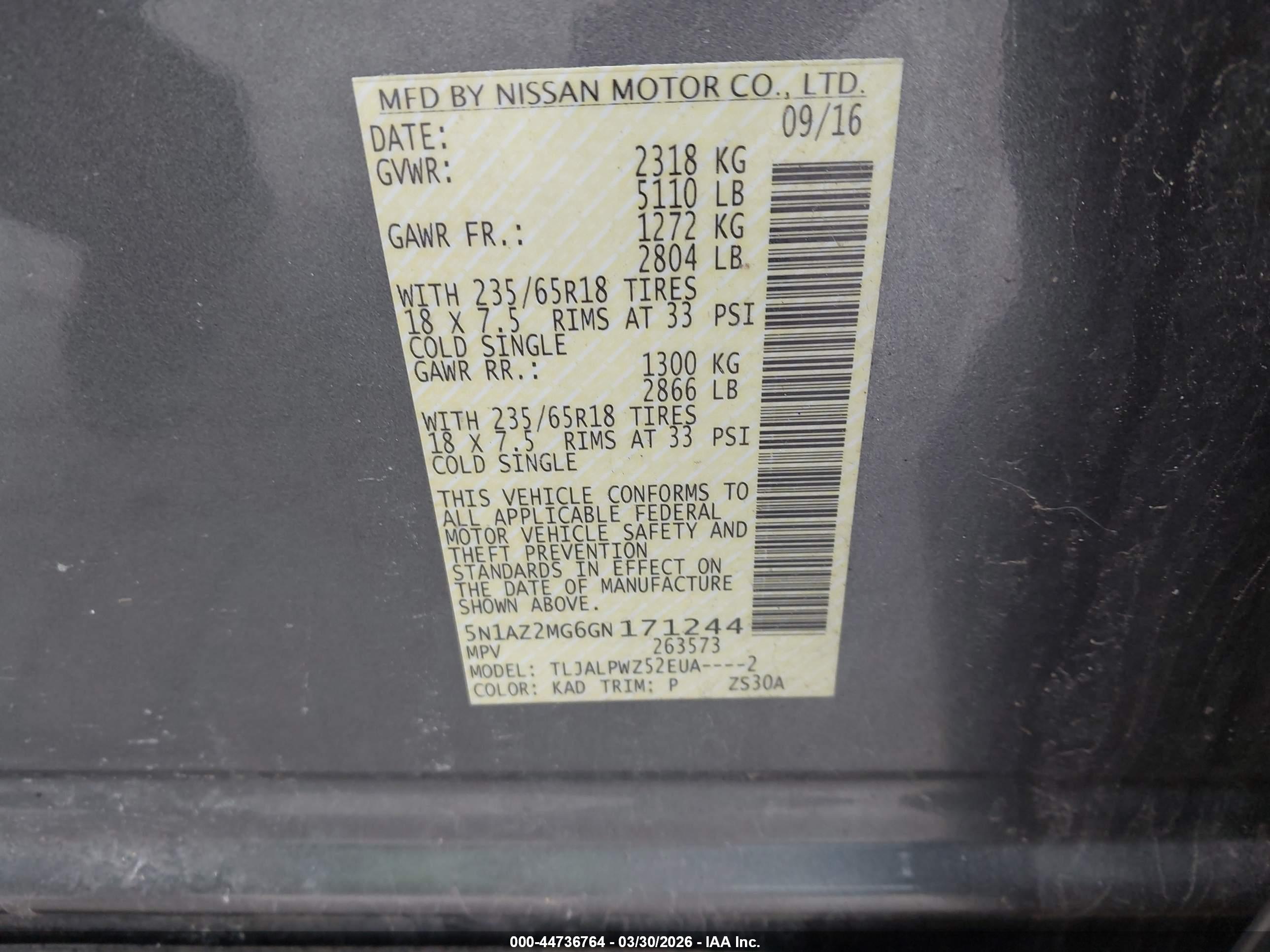 NISSAN MURANO image 9