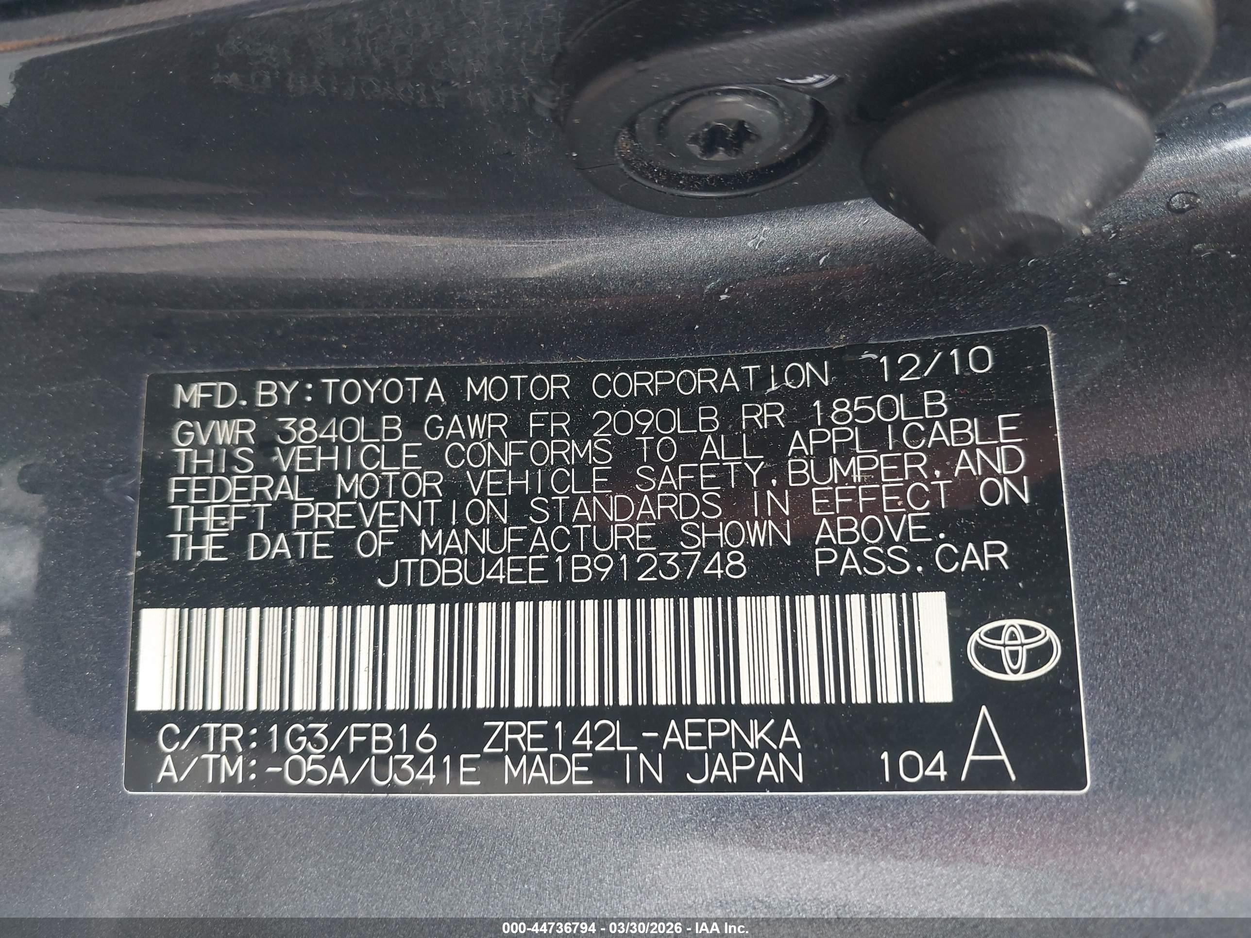 TOYOTA COROLLA image 9