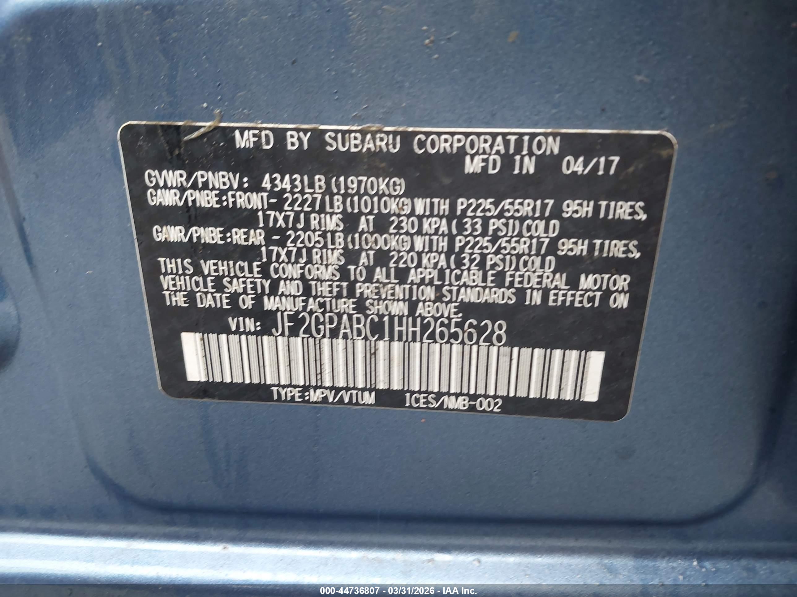 SUBARU CROSSTREK image 9