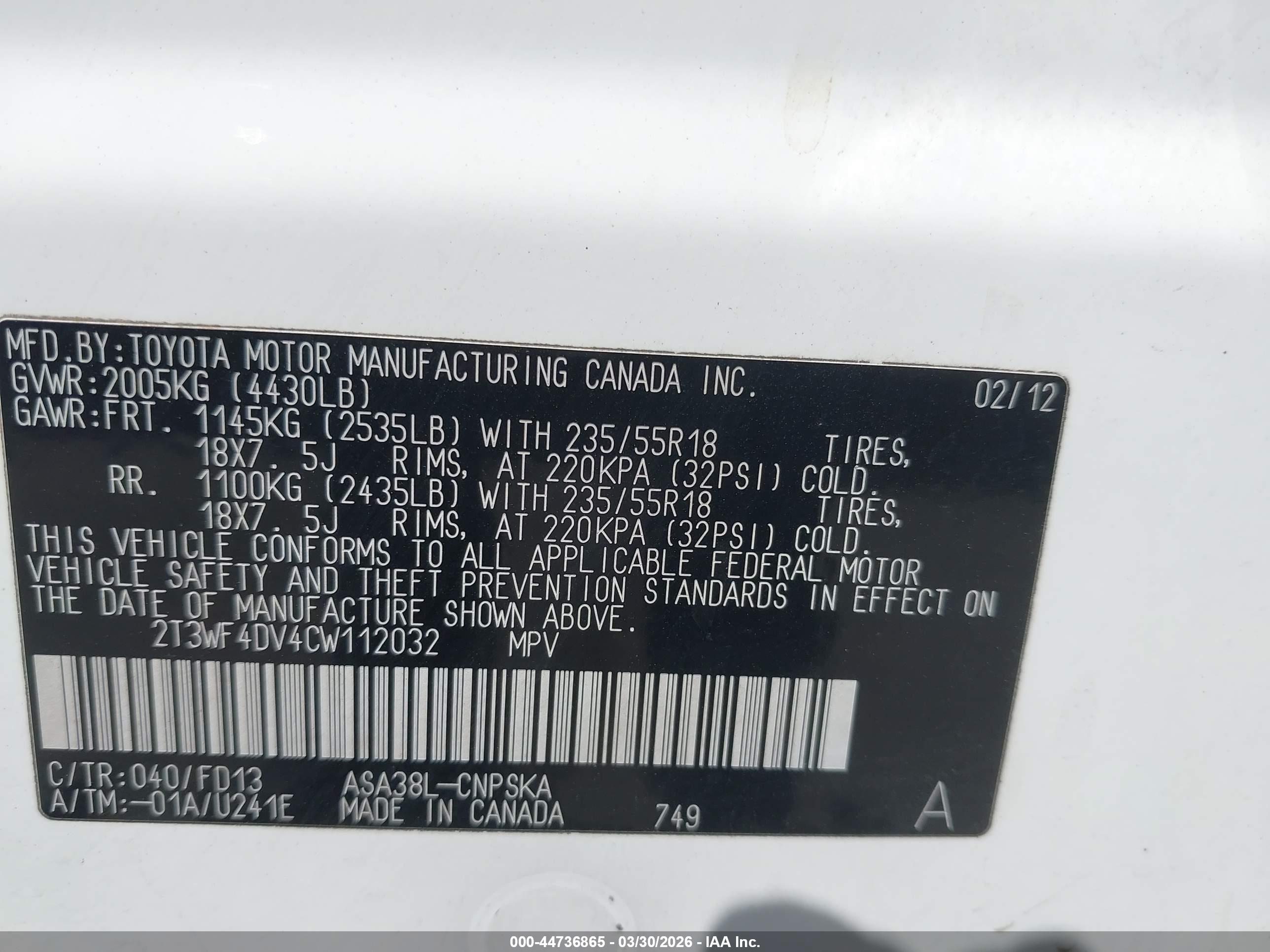 TOYOTA RAV4 image 9